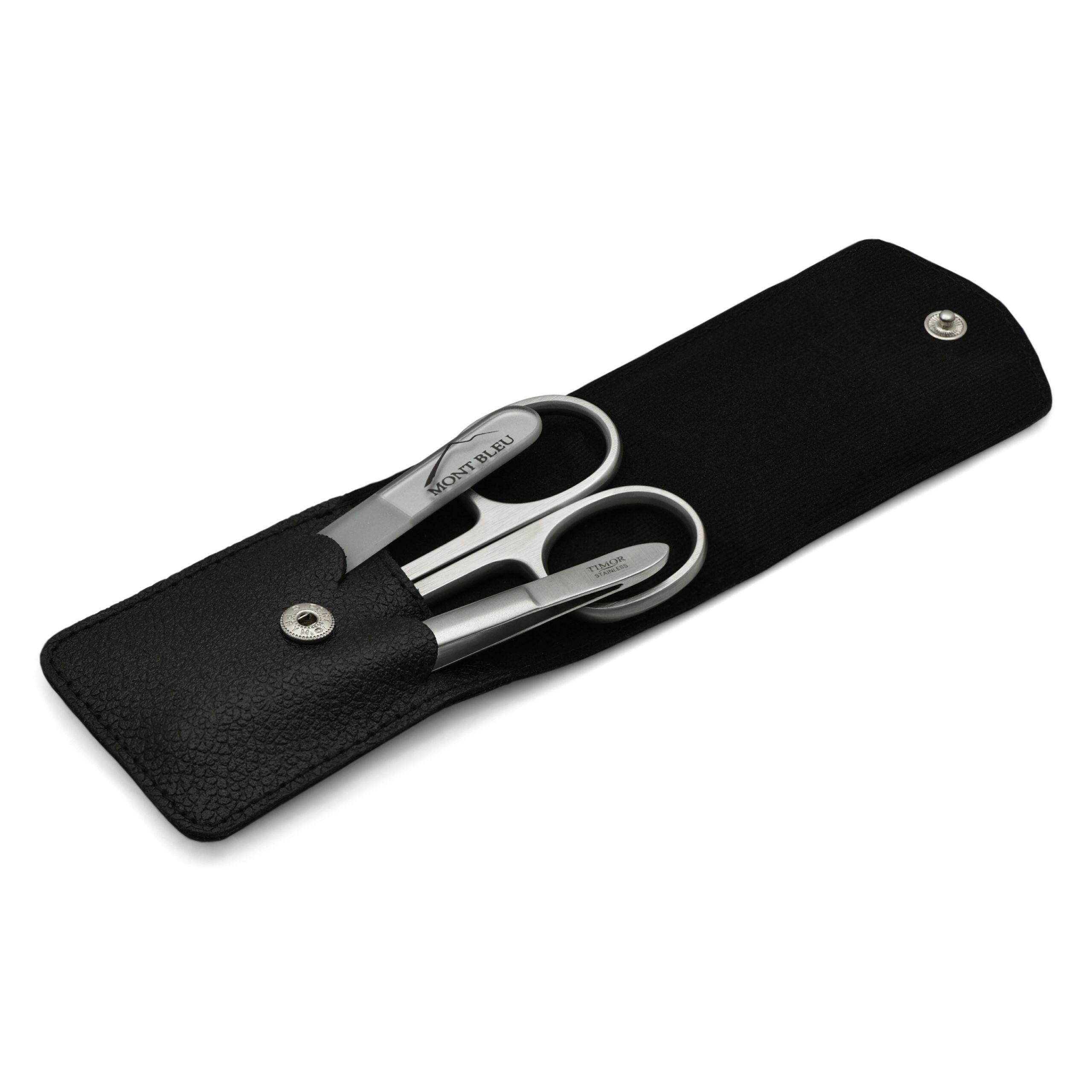 Giesen & Forsthoff's Timor 3-piece Manicure Set in Leather Case