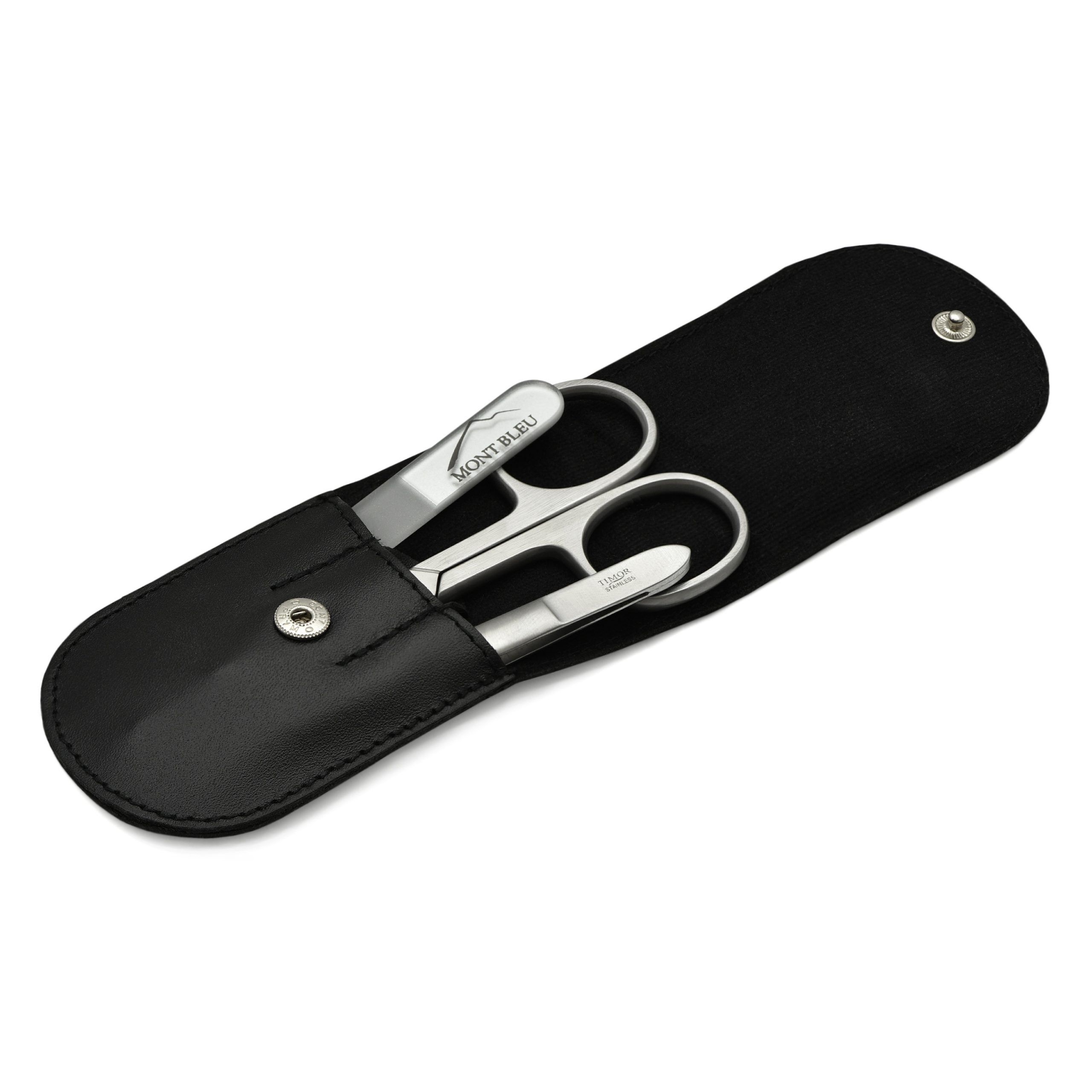 Giesen & Forsthoff's Timor 3-piece Manicure Set in Leather Case