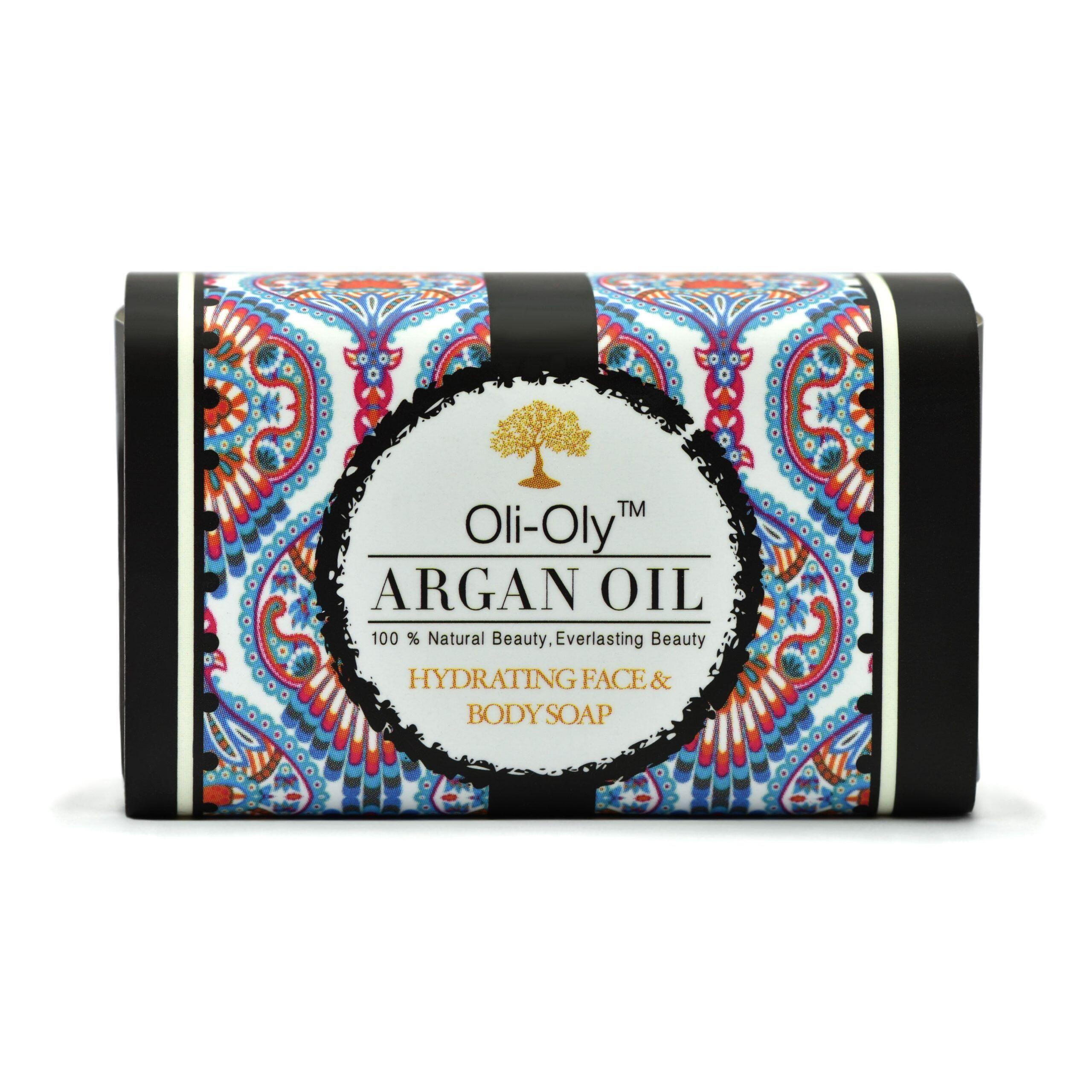 Oli-Oly Hydrating Face & Body Soap with Argan Oil, Unscented