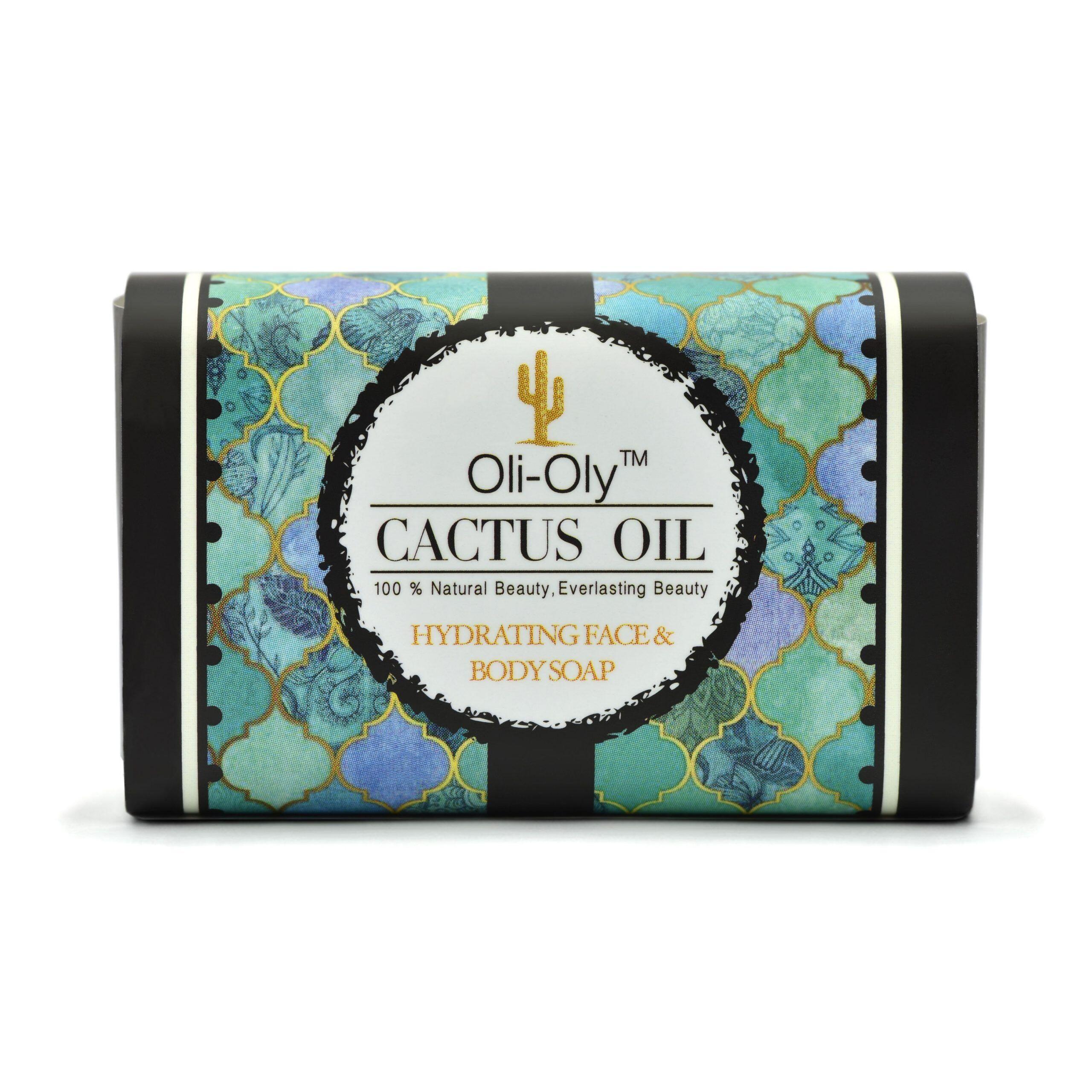 Oli-Oly Nawilżające mydło do twarzy i ciała z olejkiem z kaktusa
