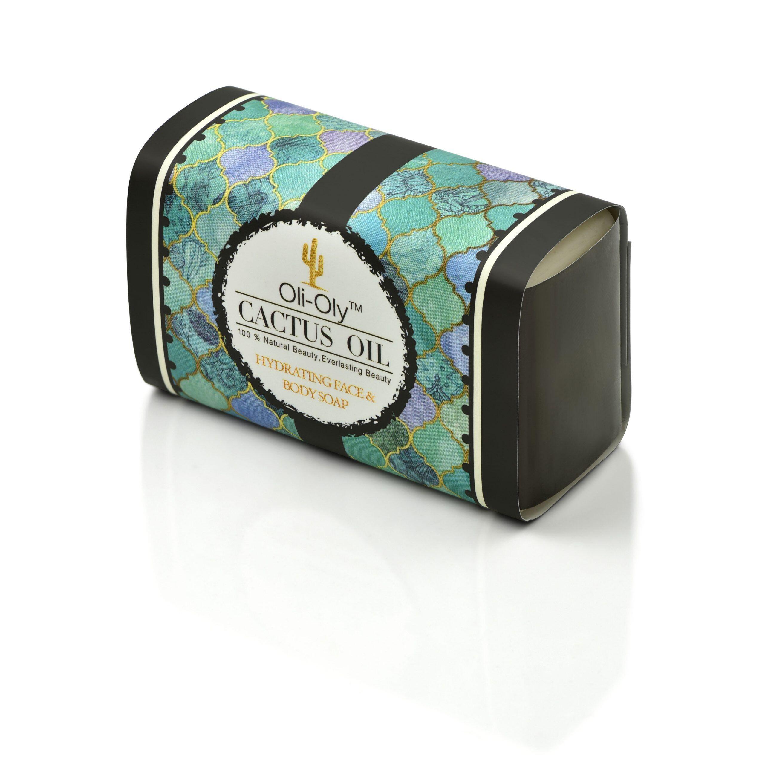 Oli-Oly Nawilżające mydło do twarzy i ciała z olejkiem z kaktusa
