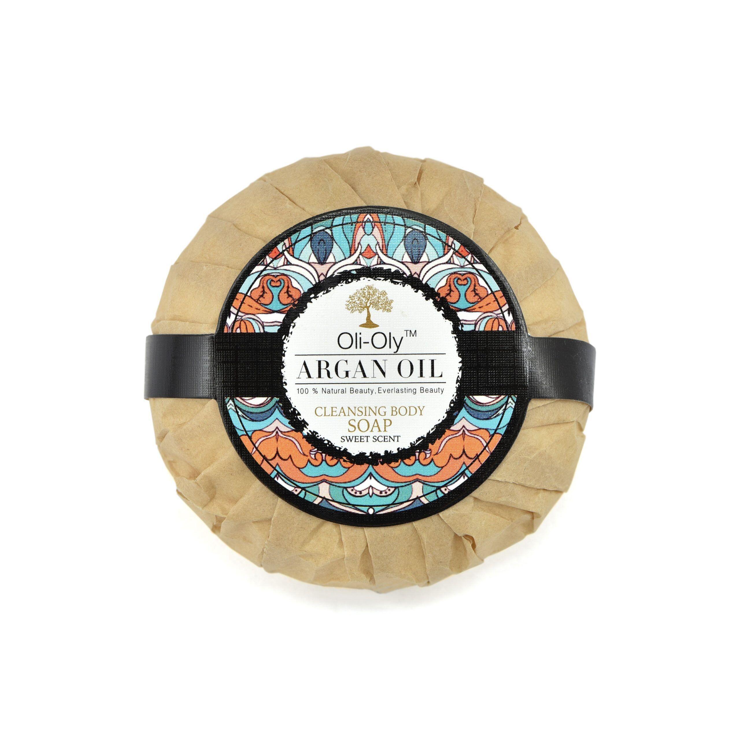 Oli-Oly Cleansing Body Soap with Argan Oil, Scented