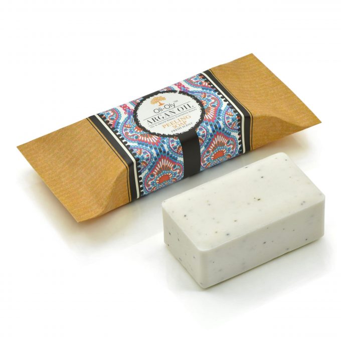 Oli-Oly Peeling Soap with Argan Oil, 50g, Unscented