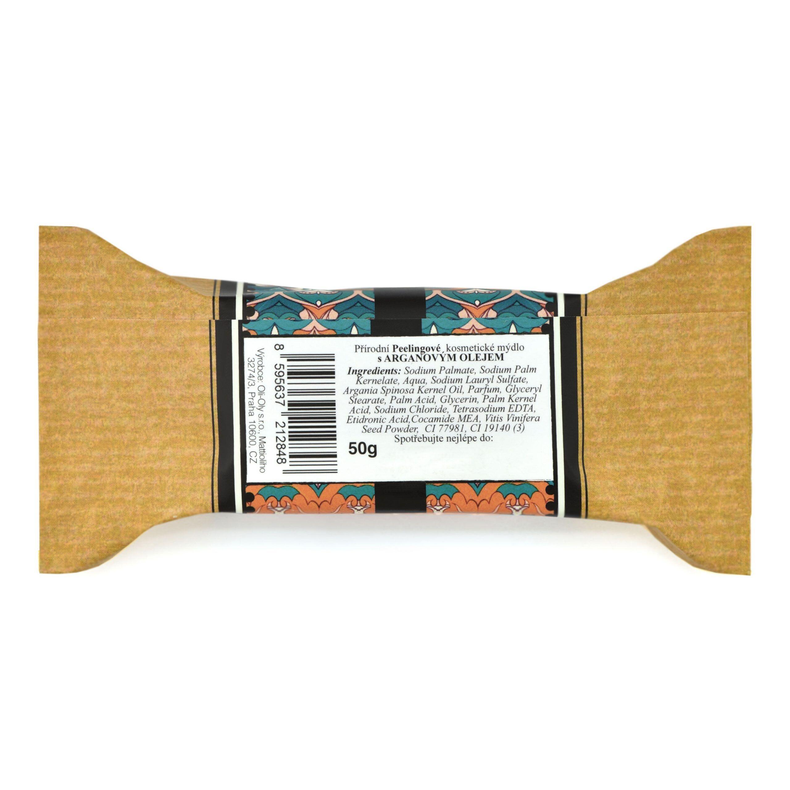 Oli-Oly Peeling Soap with Argan Oil, 50g, Scented