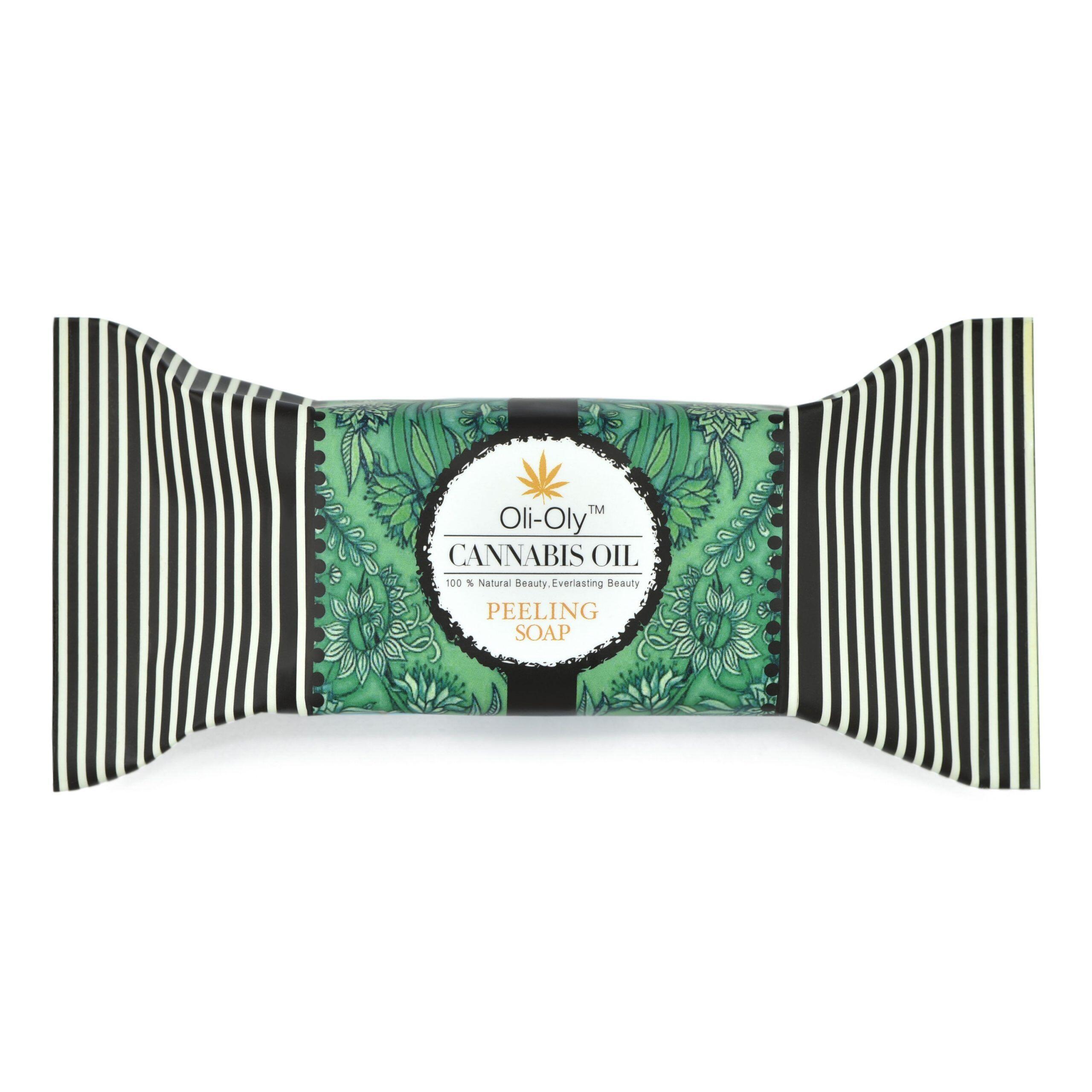 Oli-Oly Peeling Soap with Cannabis Oil, 50g