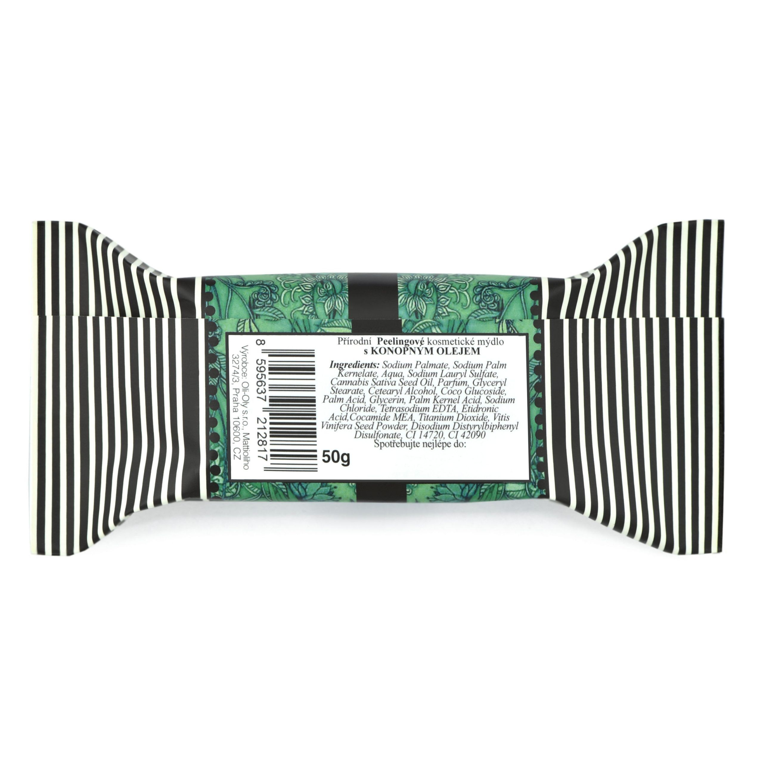 Oli-Oly Peeling Soap with Cannabis Oil, 50g