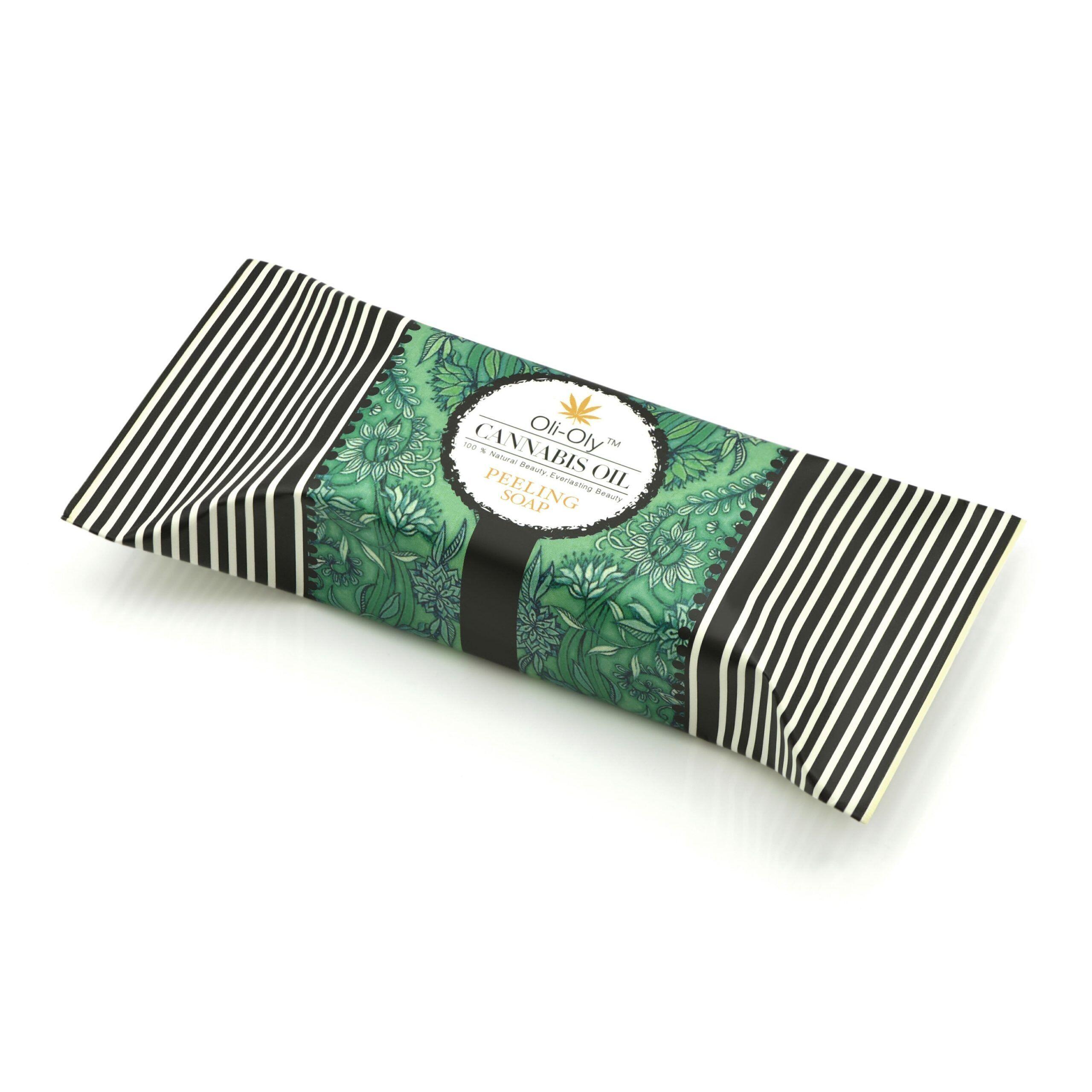 Oli-Oly Peeling Soap with Cannabis Oil, 50g