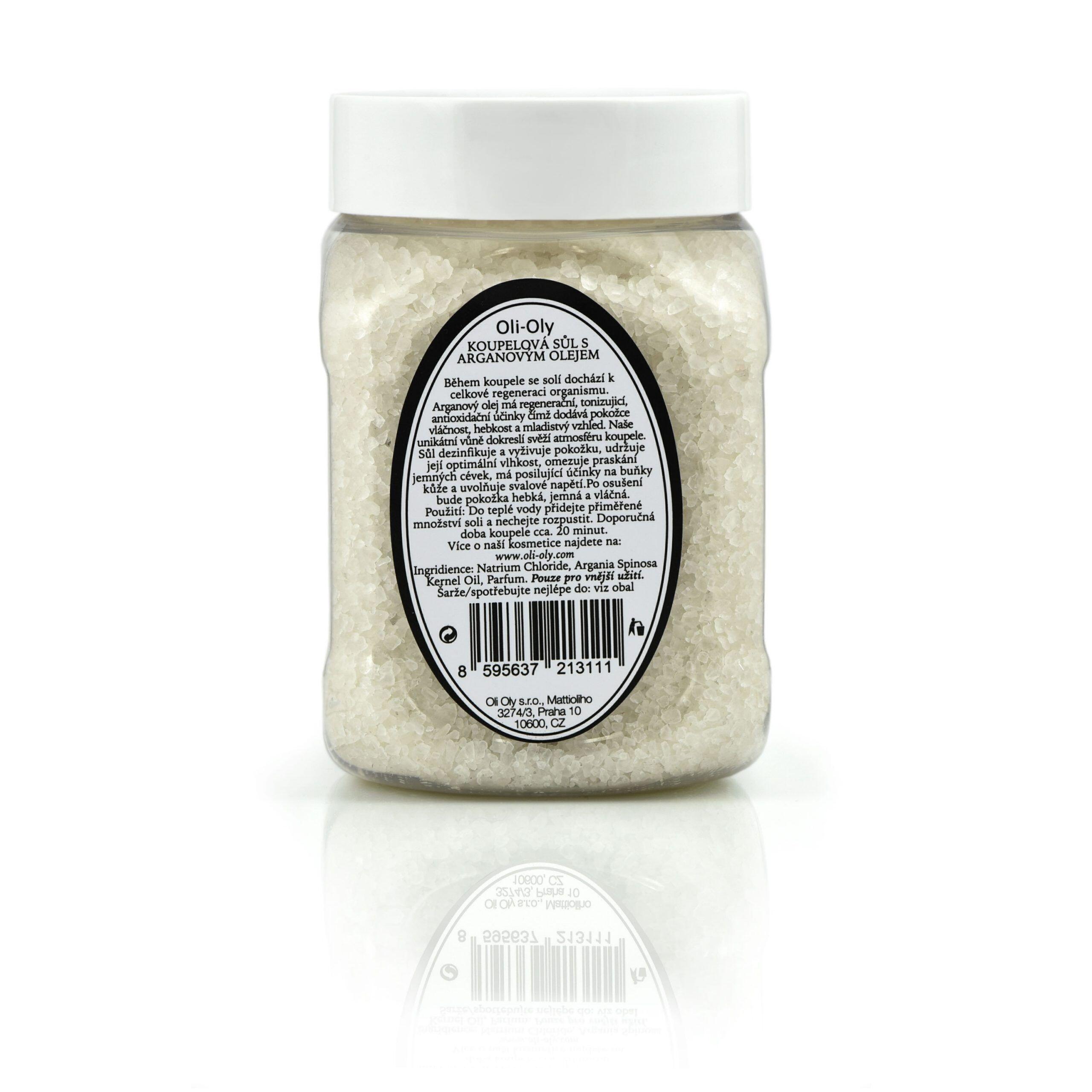 Oli-Oly Bath Salt with Argan Oil, 300g, Unscented