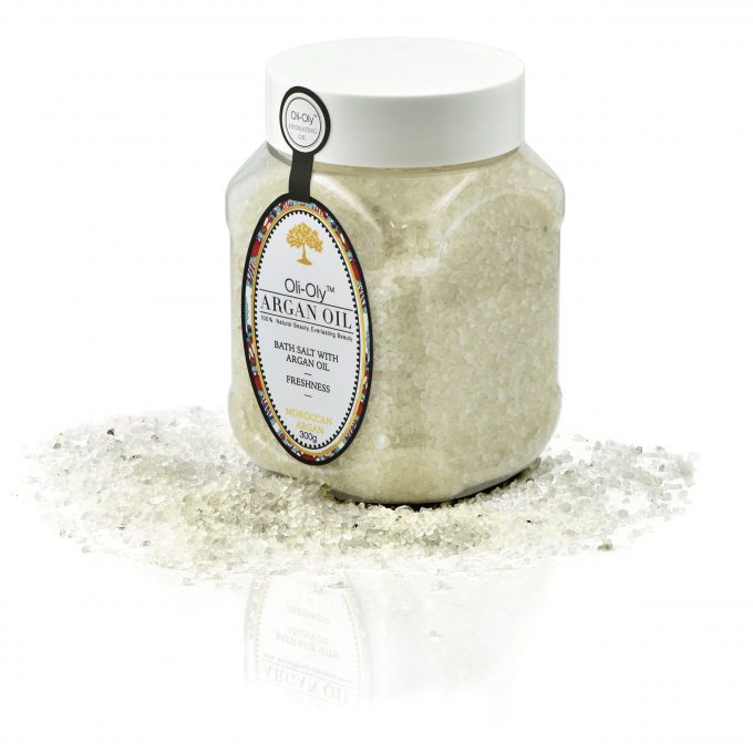 Oli-Oly Bath Salt with Argan Oil, 300g, Unscented