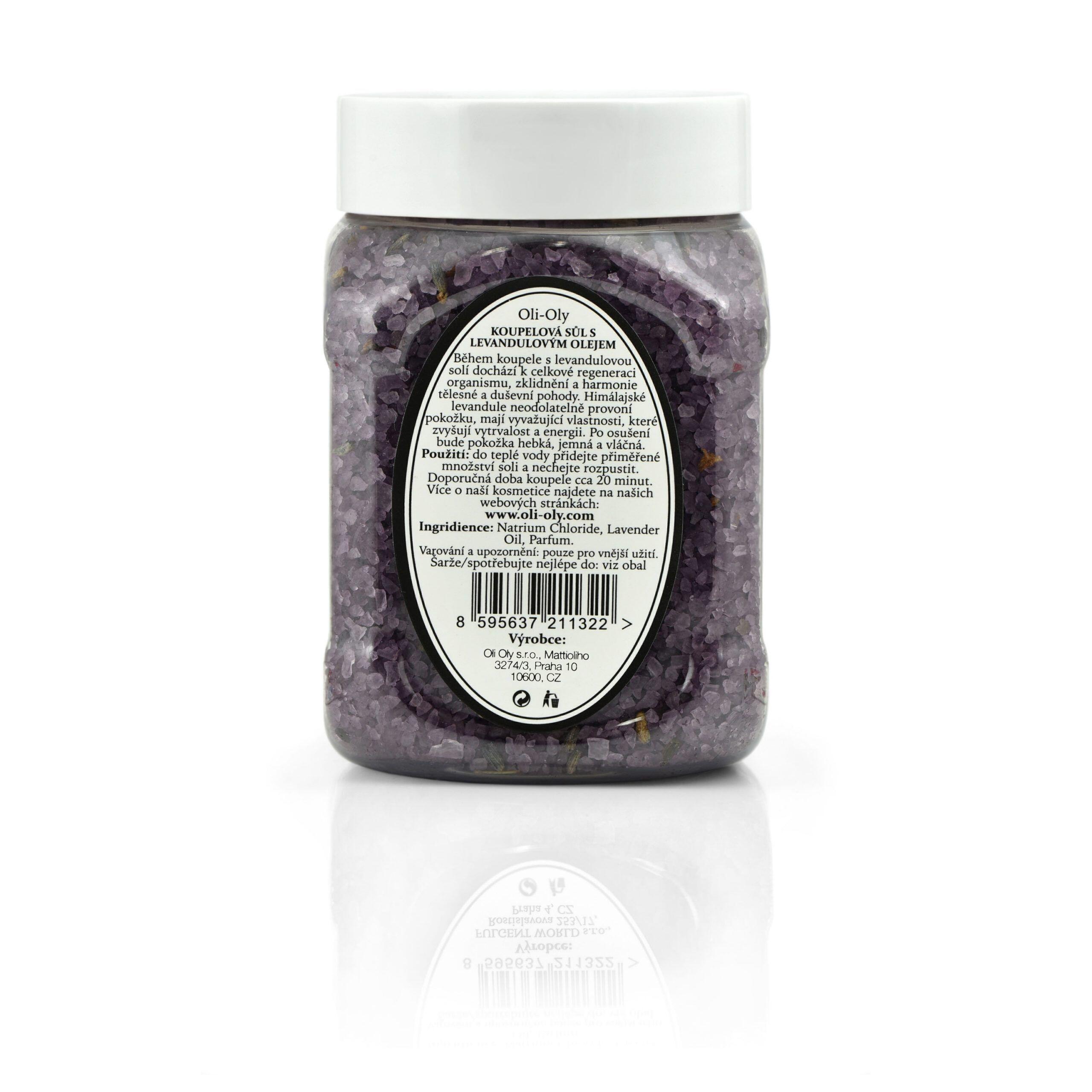 Oli-Oly Bath Salt with Lavender Oil, 300g Oli-Oly Bath Salt with Lavender Oil, 300g