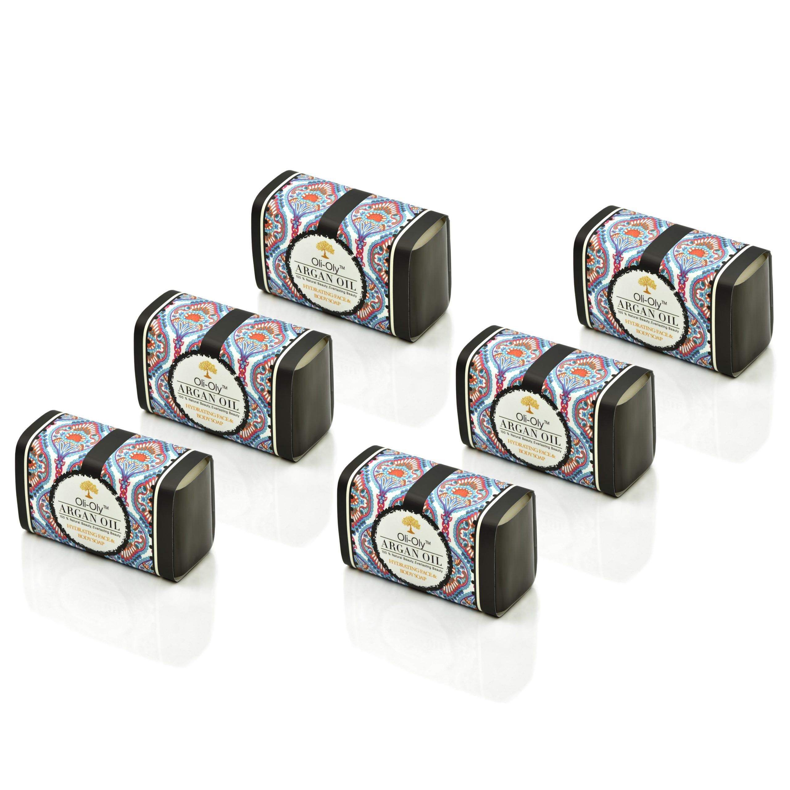 Oli-Oly Hydrating Face & Body Soap with Argan Oil, Unscented