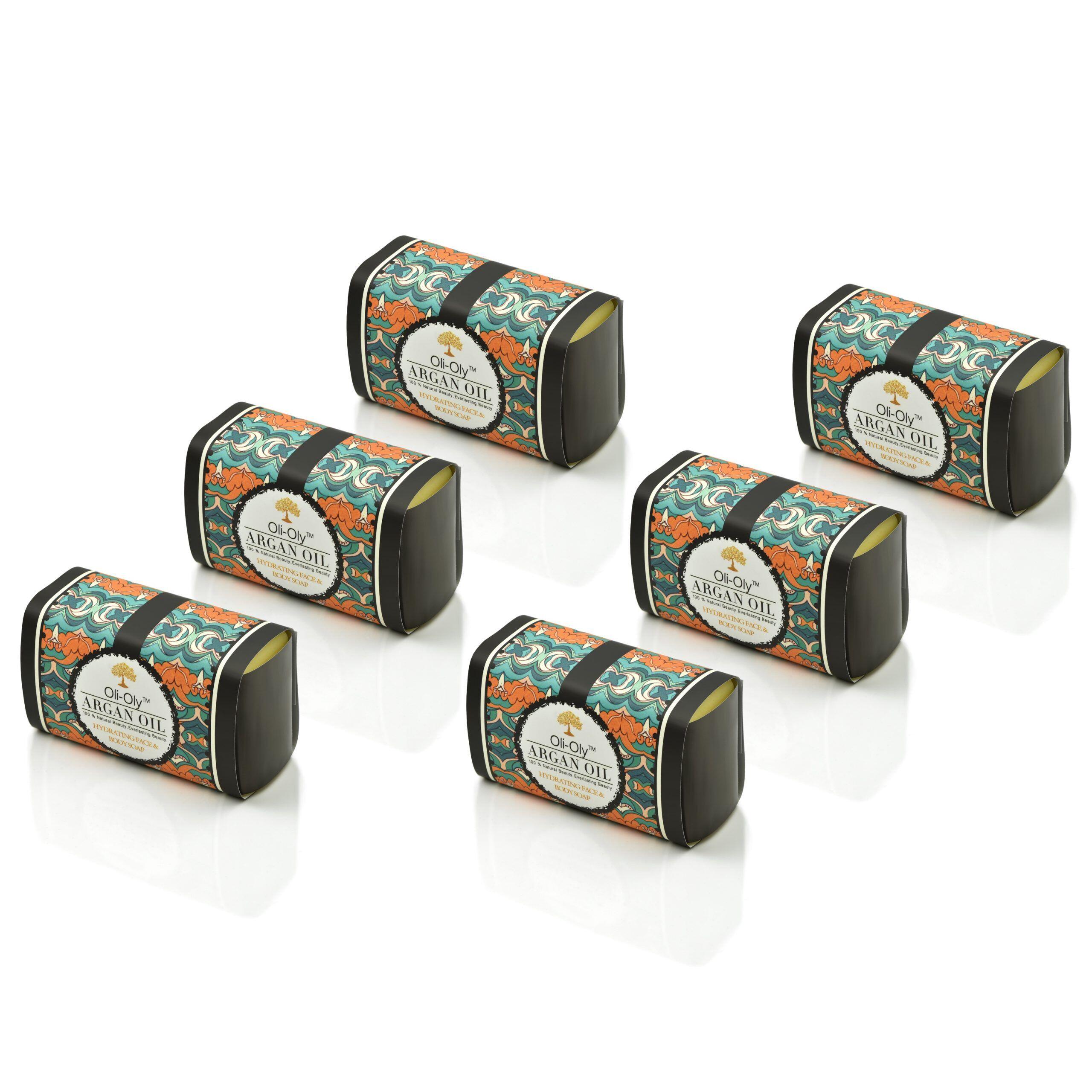 Oli-Oly Hydrating Face & Body Soap with Argan Oil, Scented