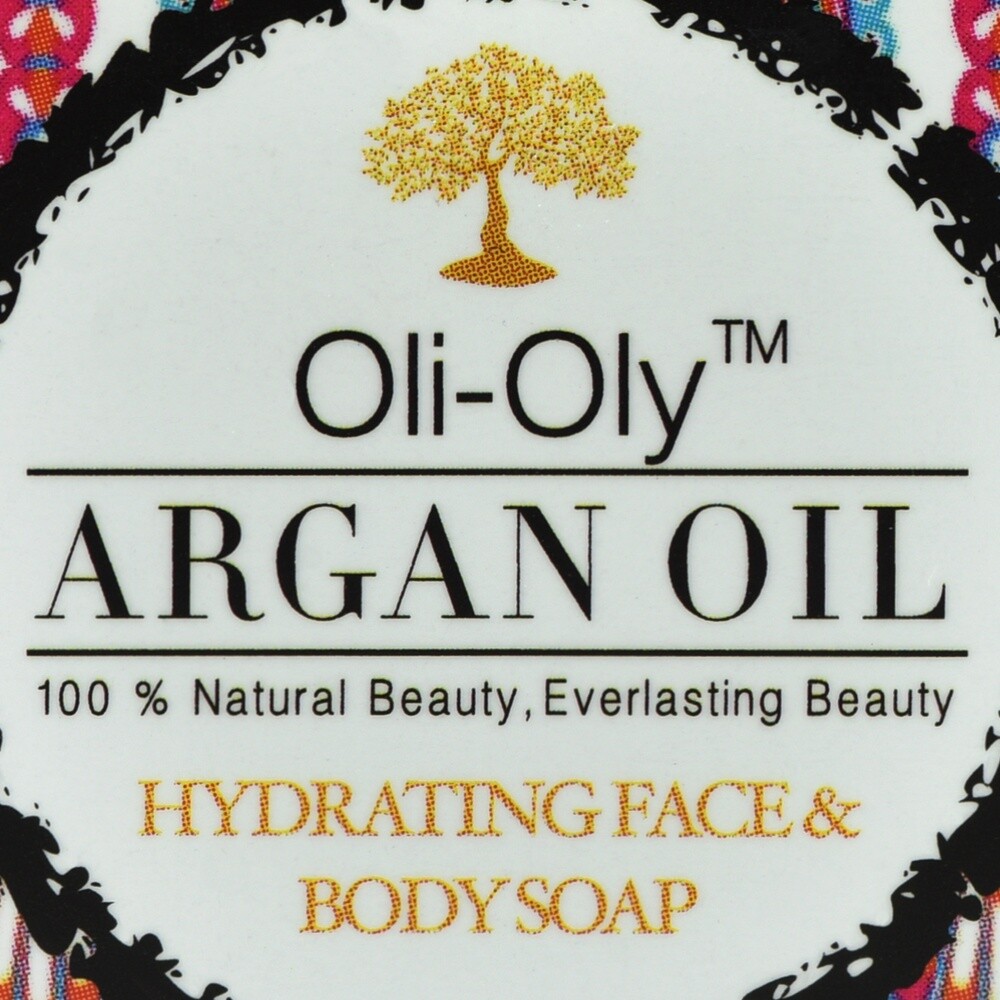 Oli-Oly Hydrating Face & Body Soap with Argan Oil, Unscented