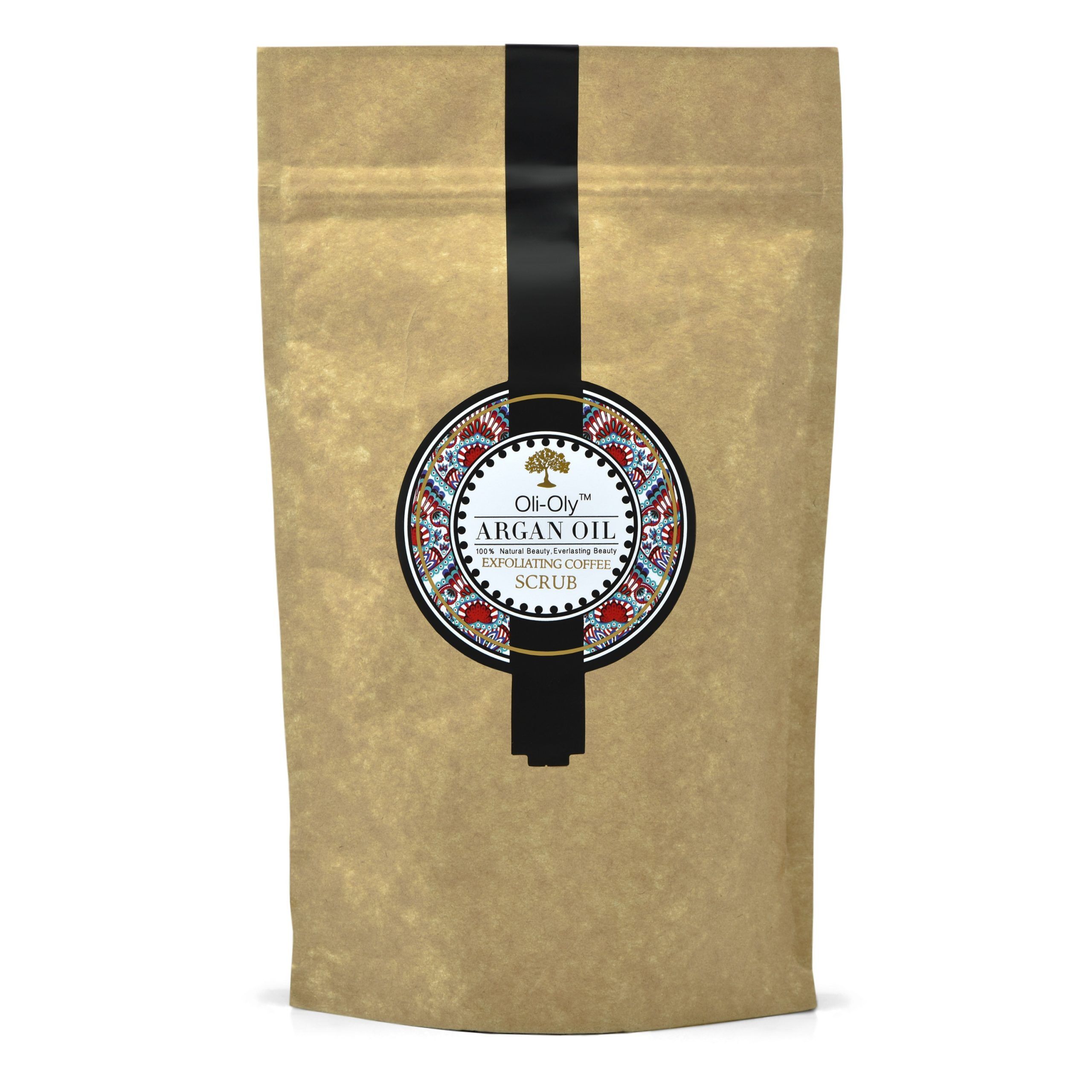 Oli-Oly Exfoliating Coffee Scrub with Argan Oil with Argan Oil, 150g, Unscented