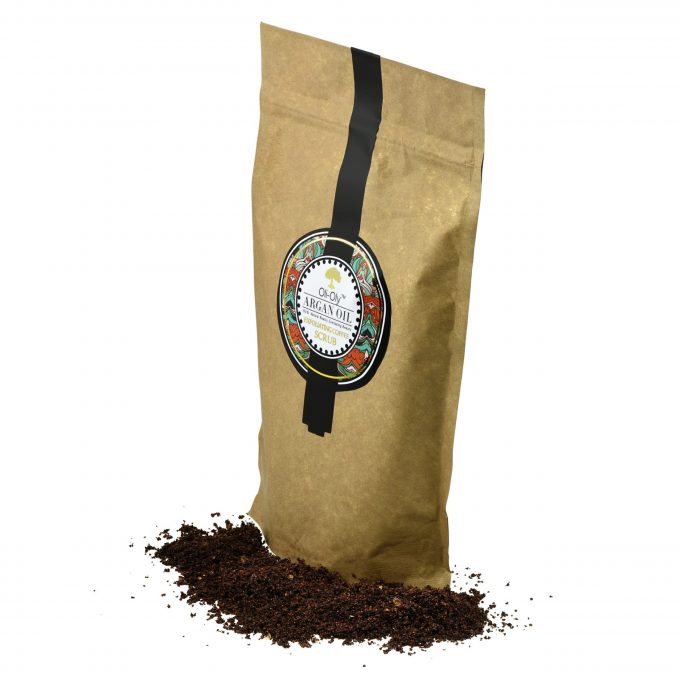 Oli-Oly Exfoliating Coffee Scrub with Argan Oil with Argan Oil, 150g, Scented