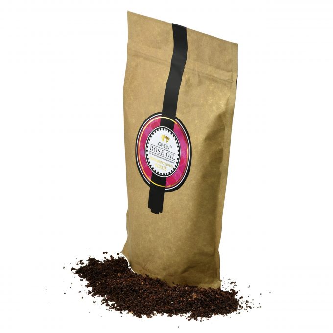 Oli-Oly Exfoliating Coffee Scrub with Rose Oil, 150g