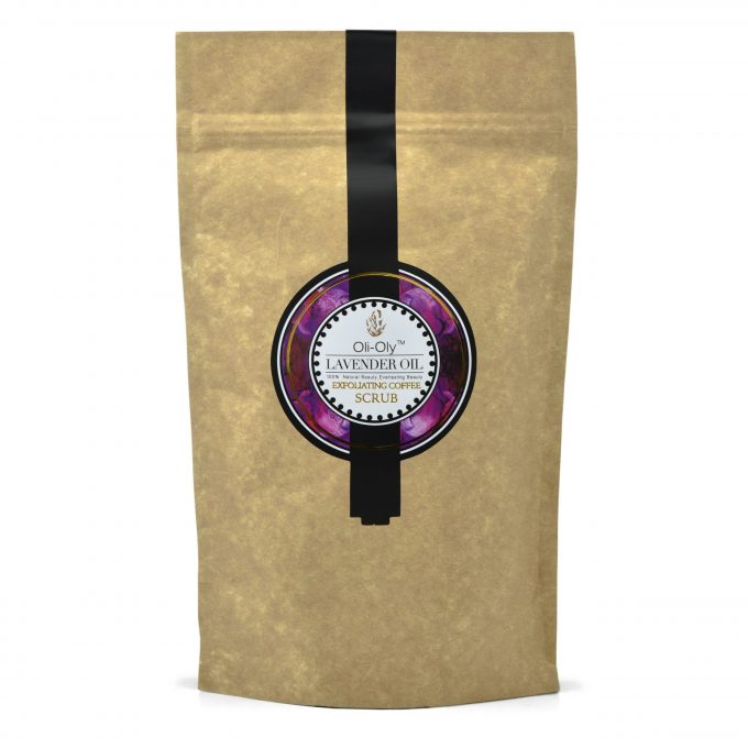 Oli-Oly Exfoliating Coffee Scrub with Lavender Oil, 150g