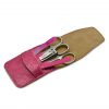 Mont Bleu 5-piece Manicure Set in Vegan Faux Leather Case, Pink Mont Bleu 5-piece Manicure Set in Vegan Faux Leather Case, Pink