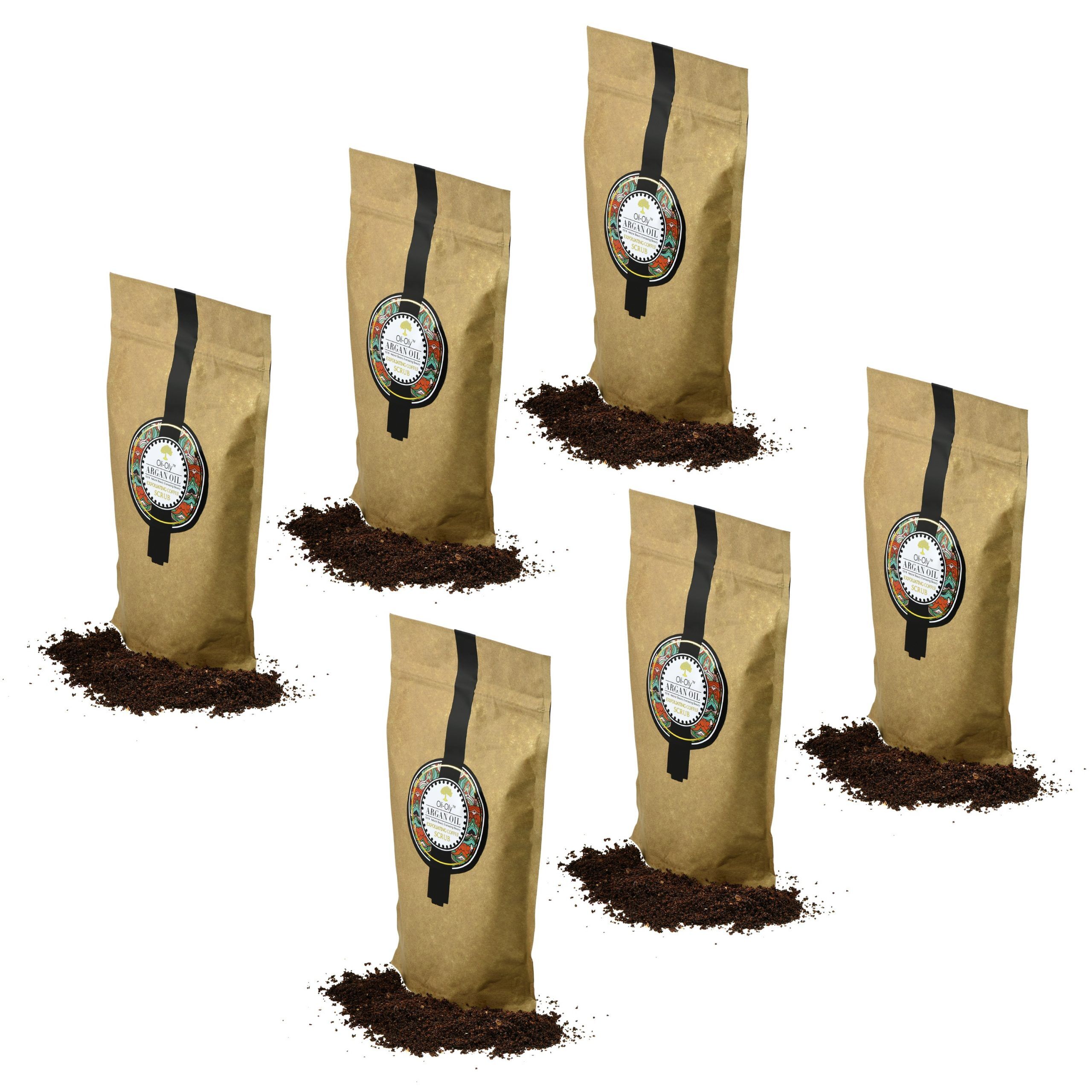 Oli-Oly Kawowy Peeling Złuszczający z Olejem Arganowym z Olejem Arganowym, 150g, Pachnący