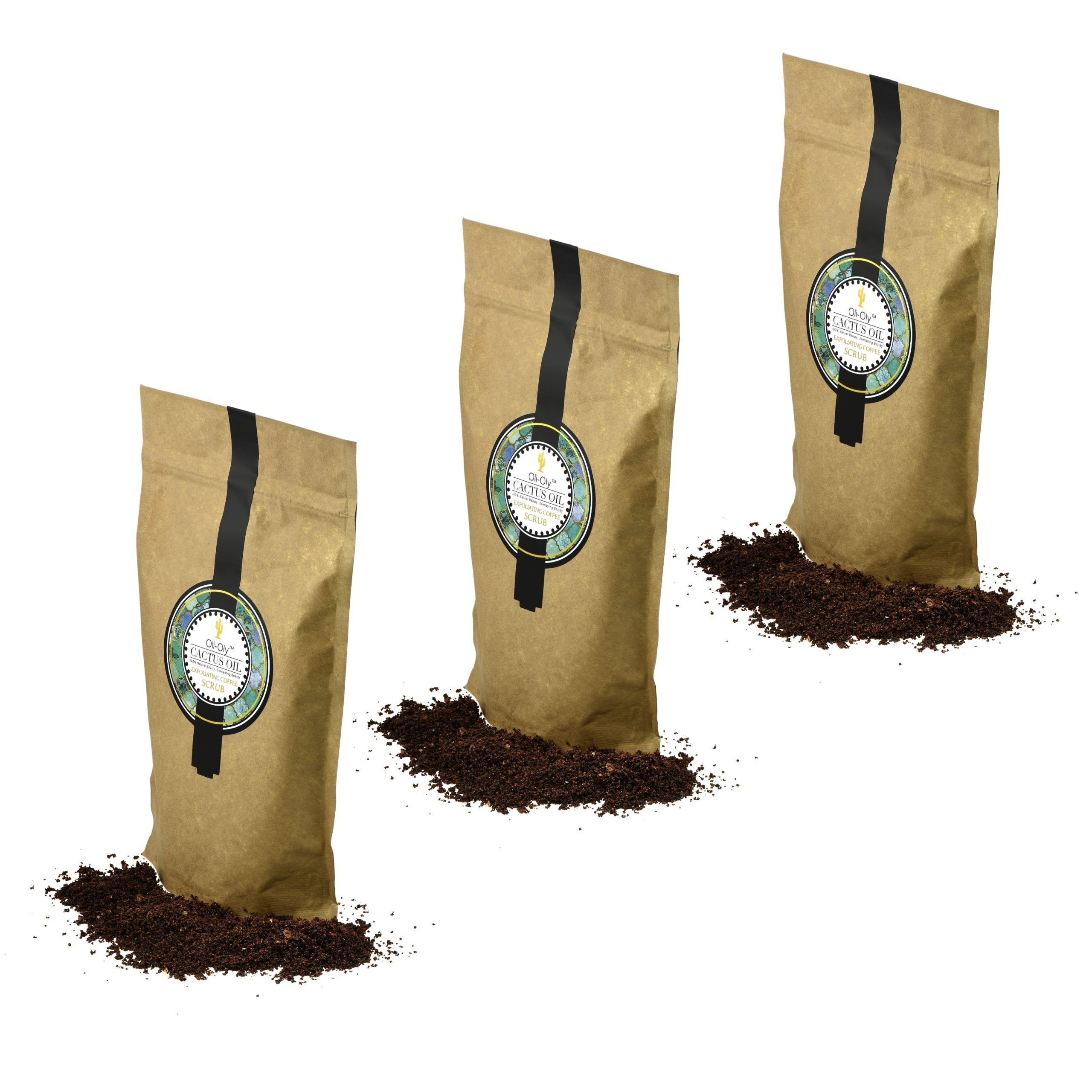 Oli-Oly Kawowy Peeling Złuszczający z Olejem Kaktusowym, 150g