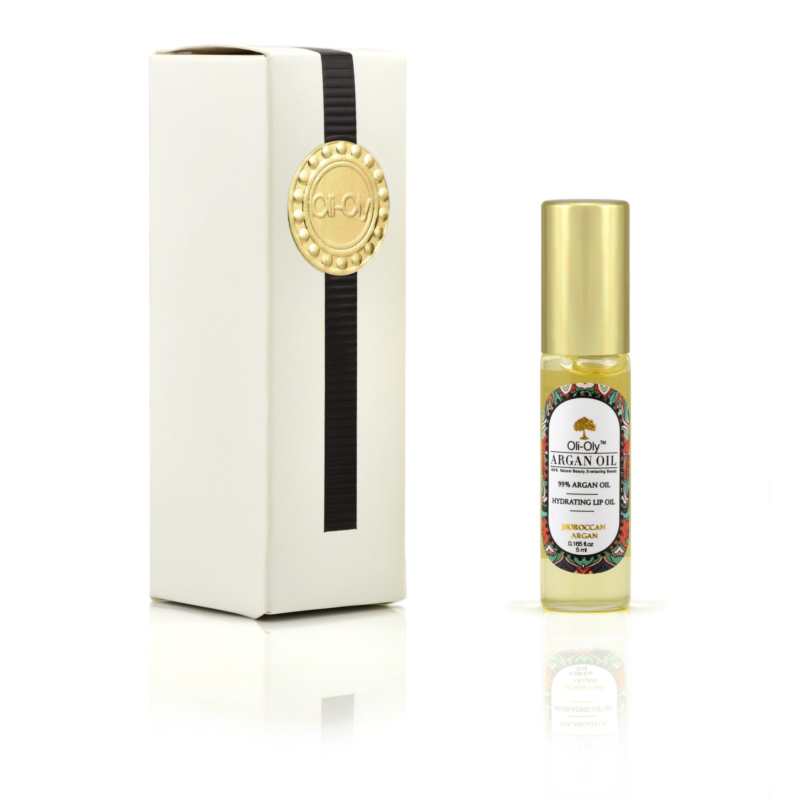 Oli-Oly Hydrating Lip Oil with 99% Argan Oil, 5 ml, Sweet Scent