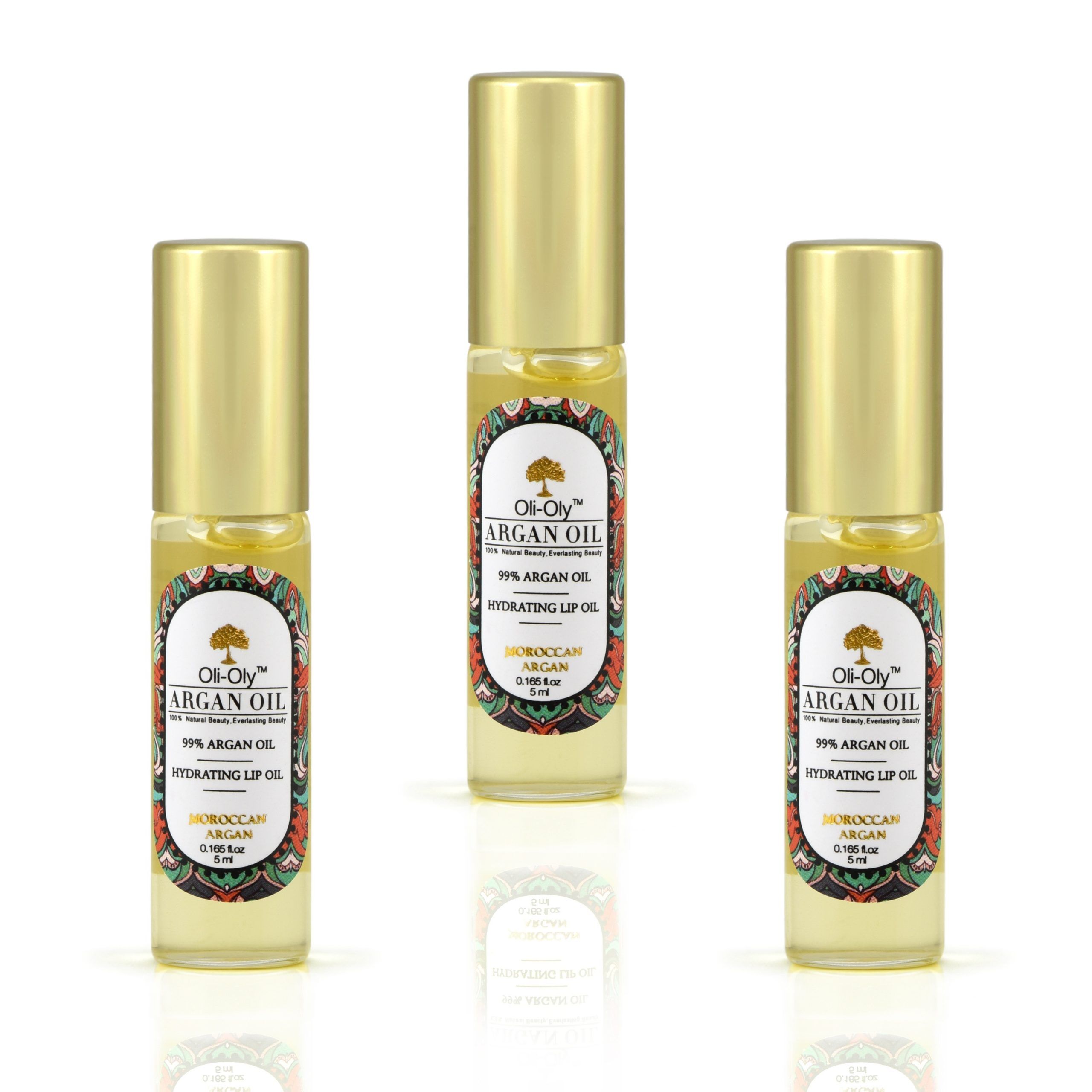 Oli-Oly Hydrating Lip Oil with 99% Argan Oil, 5 ml, Sweet Scent