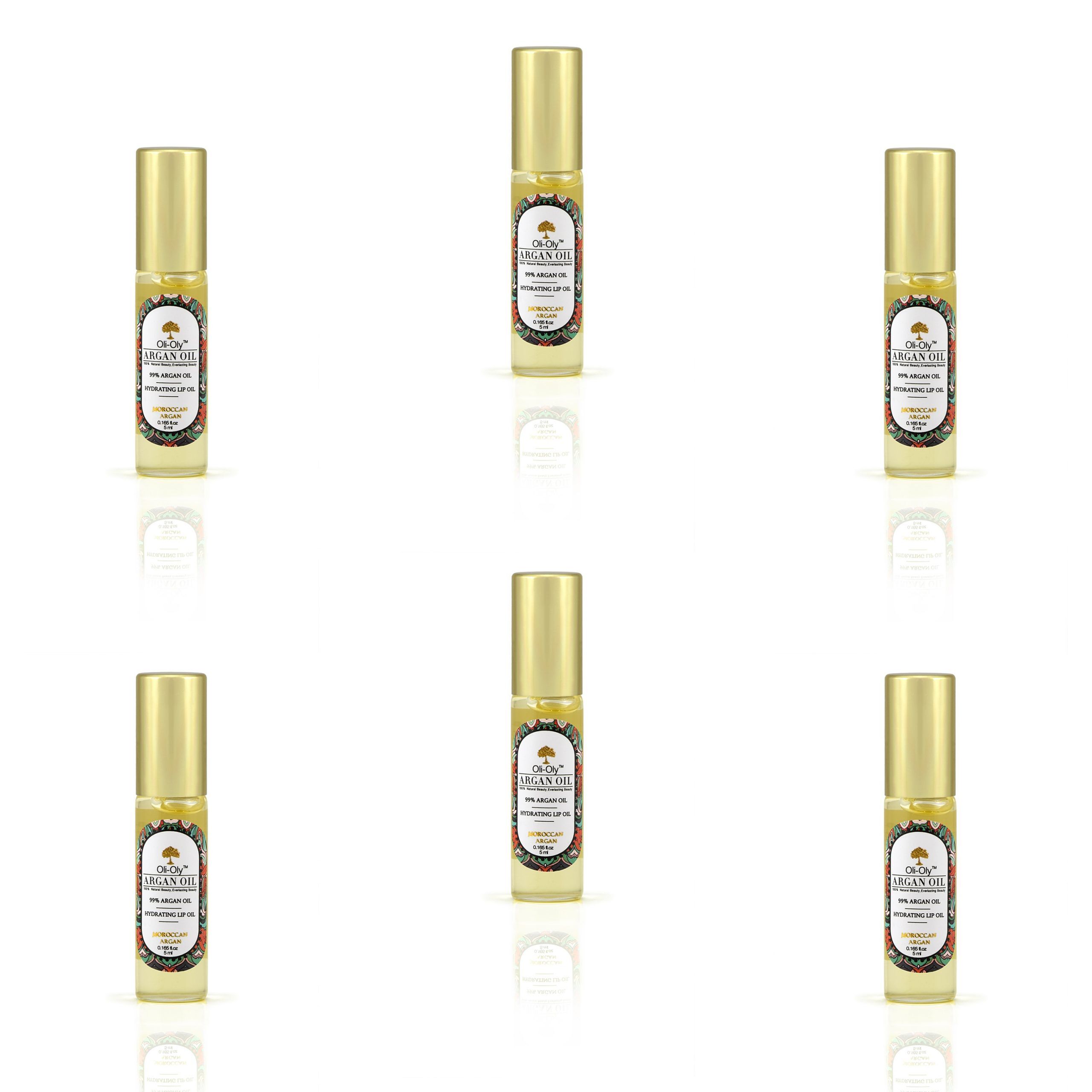 Oli-Oly Hydrating Lip Oil with 99% Argan Oil, 5 ml, Sweet Scent