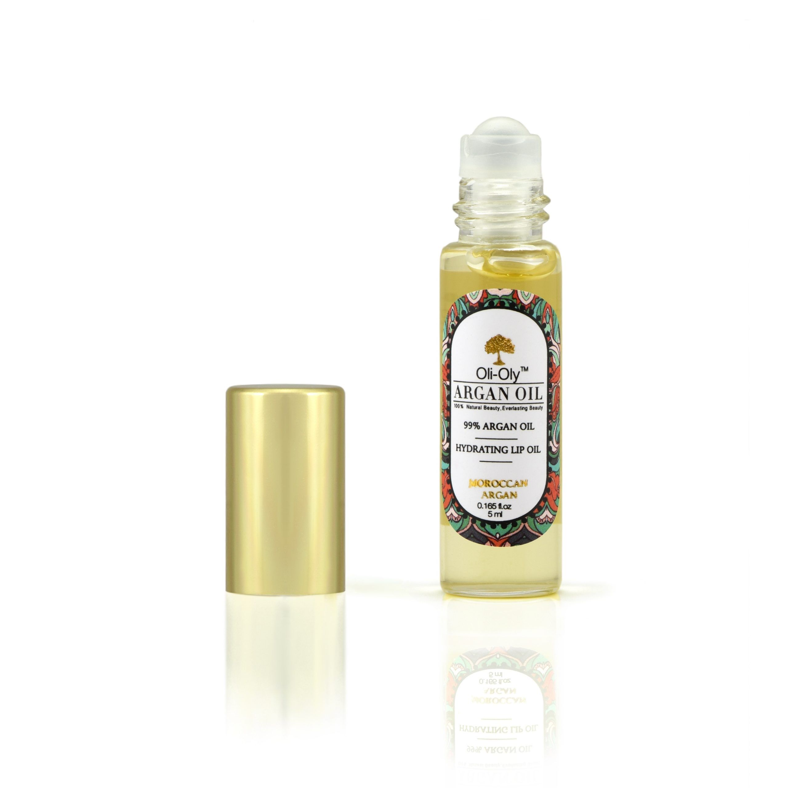 Oli-Oly Hydrating Lip Oil with 99% Argan Oil, 5 ml, Sweet Scent