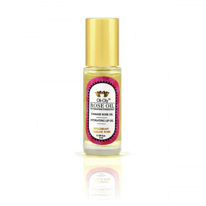 Oli-Oly Nawilżający olejek do ust z olejkiem różanym, 5 ml, słodki zapach