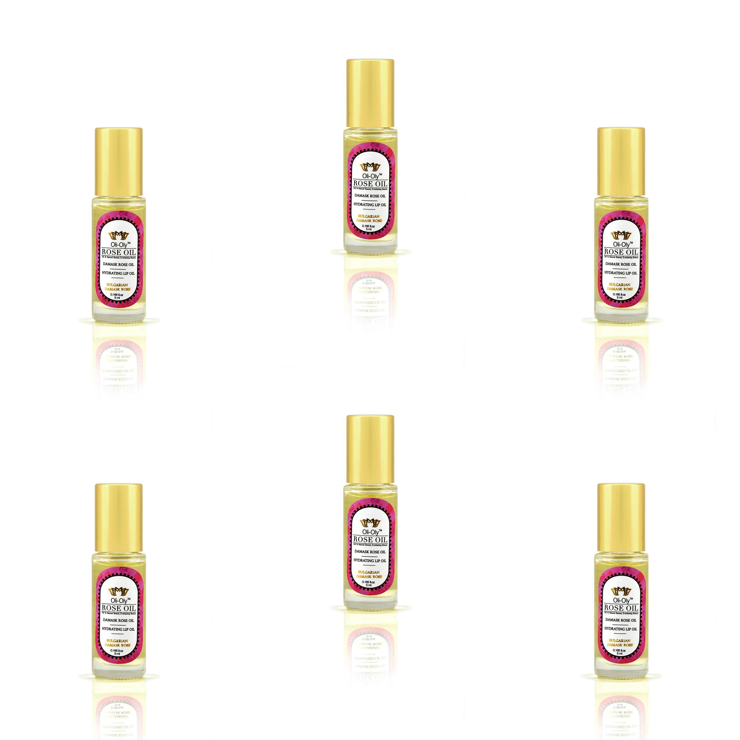 Oli-Oly Nawilżający olejek do ust z olejkiem różanym, 5 ml, słodki zapach Oli-Oly Nawilżający olejek do ust z olejkiem różanym, 5 ml, słodki zapach