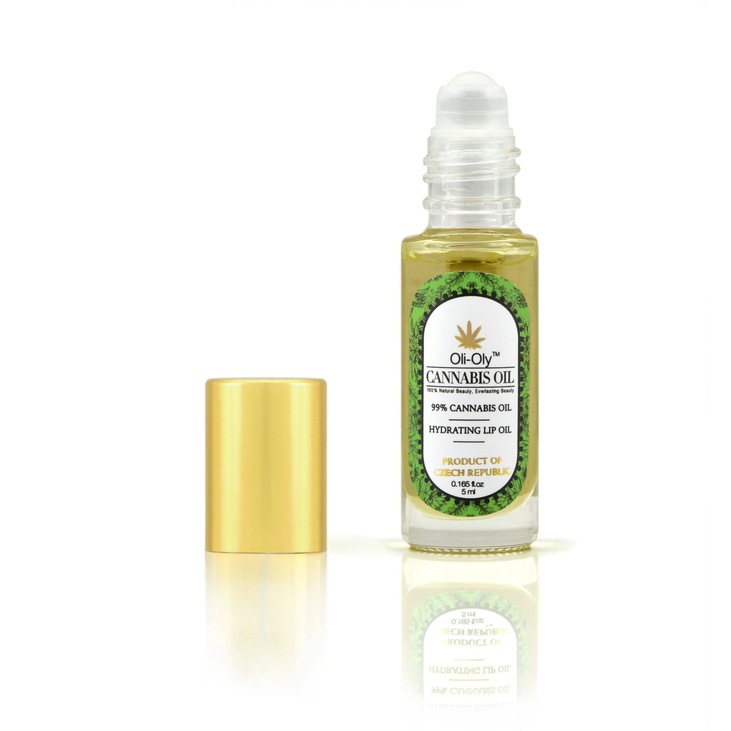 Oli-Oly Hydrating Lip Oil with 99% Cannabis Oil, 5 ml