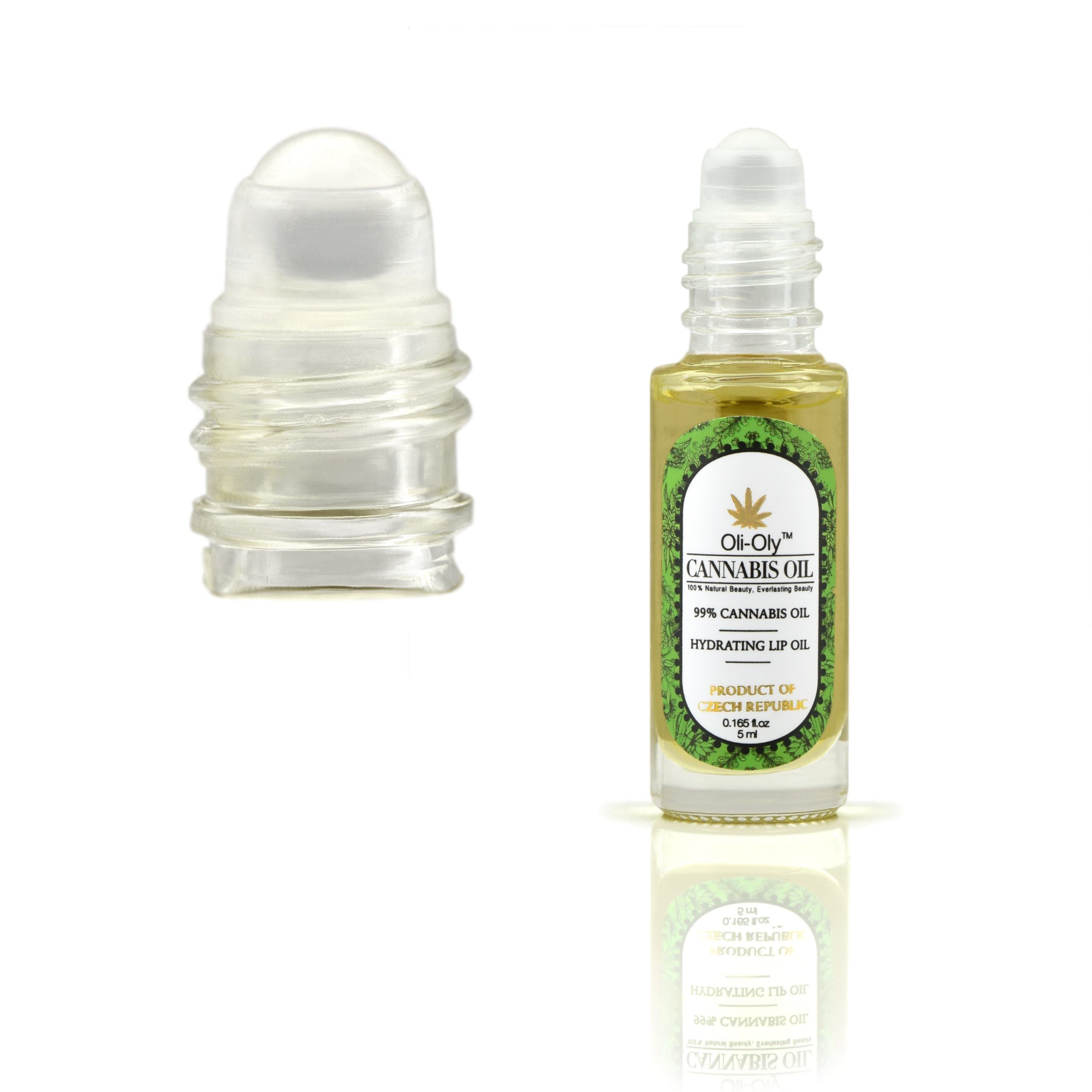 Oli-Oly Hydrating Lip Oil with 99% Cannabis Oil, 5 ml