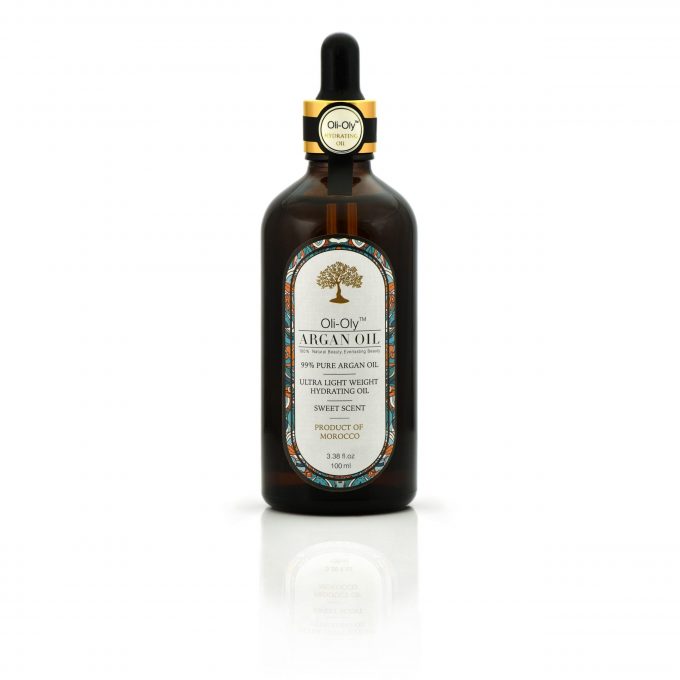 Oli-Oly 99% Argan Oil for Hair, Face and Body Skin, 100 ml, Sweet Scent