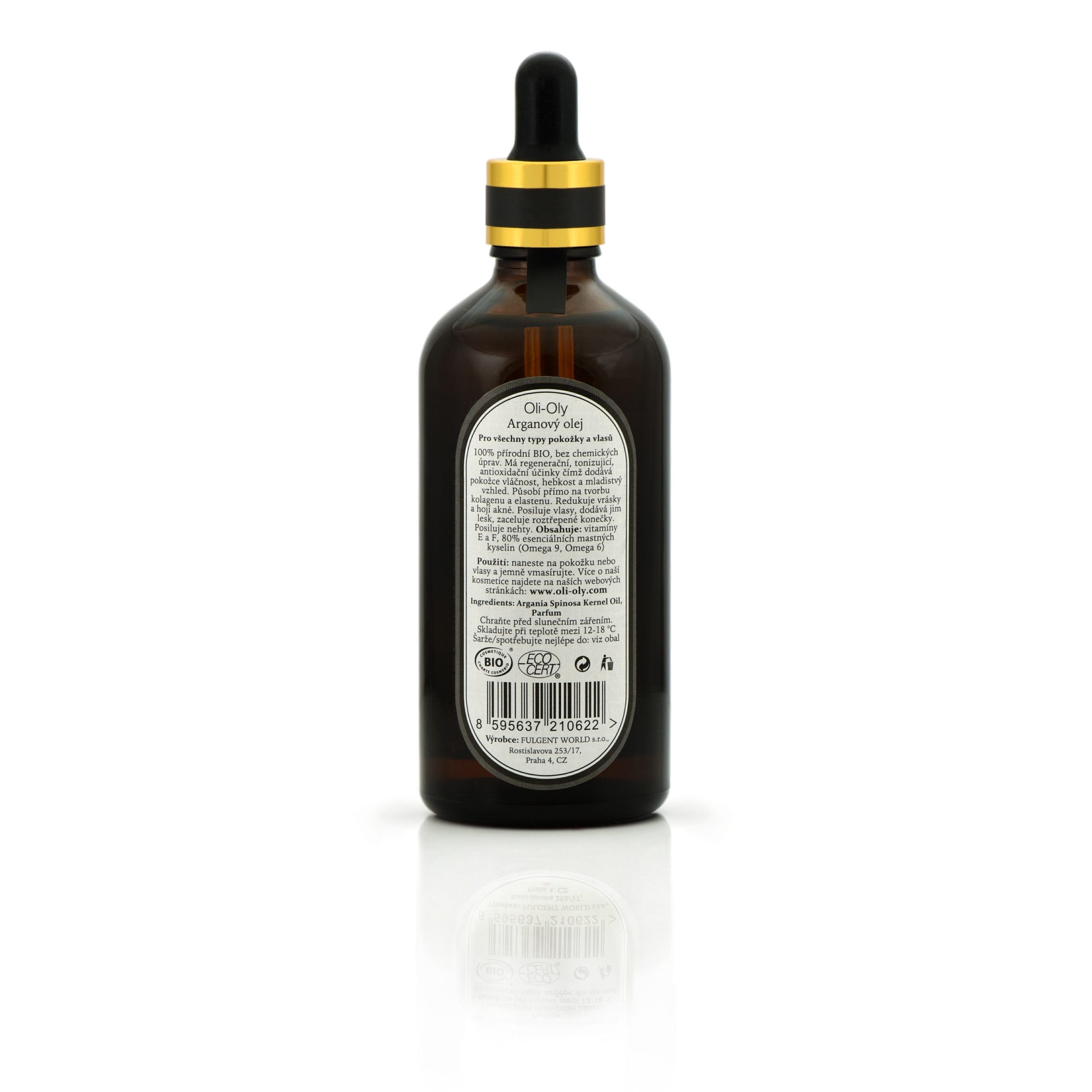 Oli-Oly 99% Argan Oil for Hair, Face and Body Skin, 100 ml, Sweet Scent