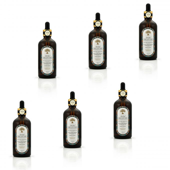 Oli-Oly 99% Argan Oil for Hair, Face and Body Skin, 100 ml, Sweet Scent