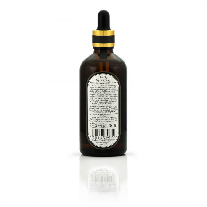 Oli-Oly 99% Olejek Arganowy do Włosów, Twarzy i Ciała, 100 ml, Świeży Zapach