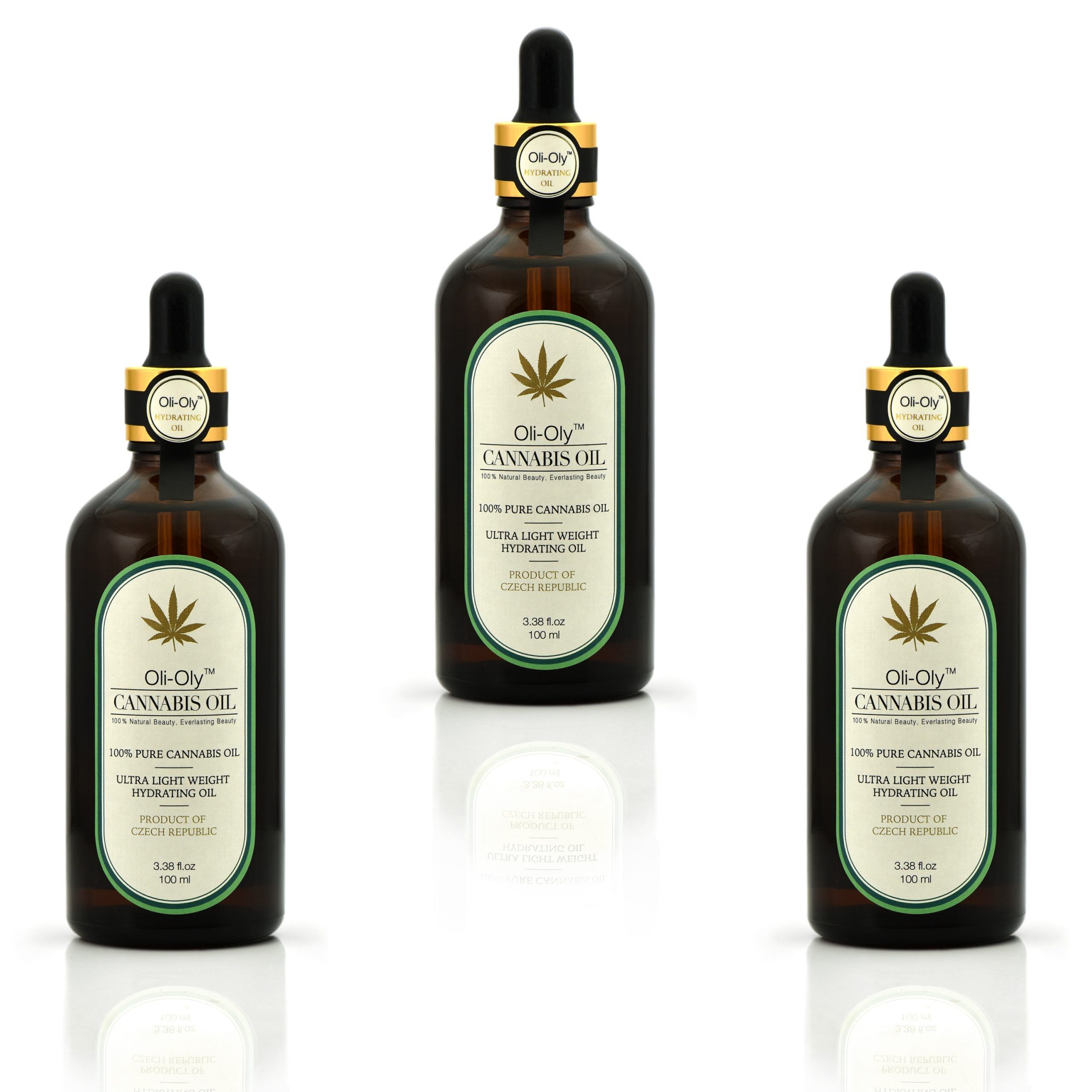 Oli-Oly Pure Cannabis Oil for Hair, Face and Body Skin, 100 ml, Unscented