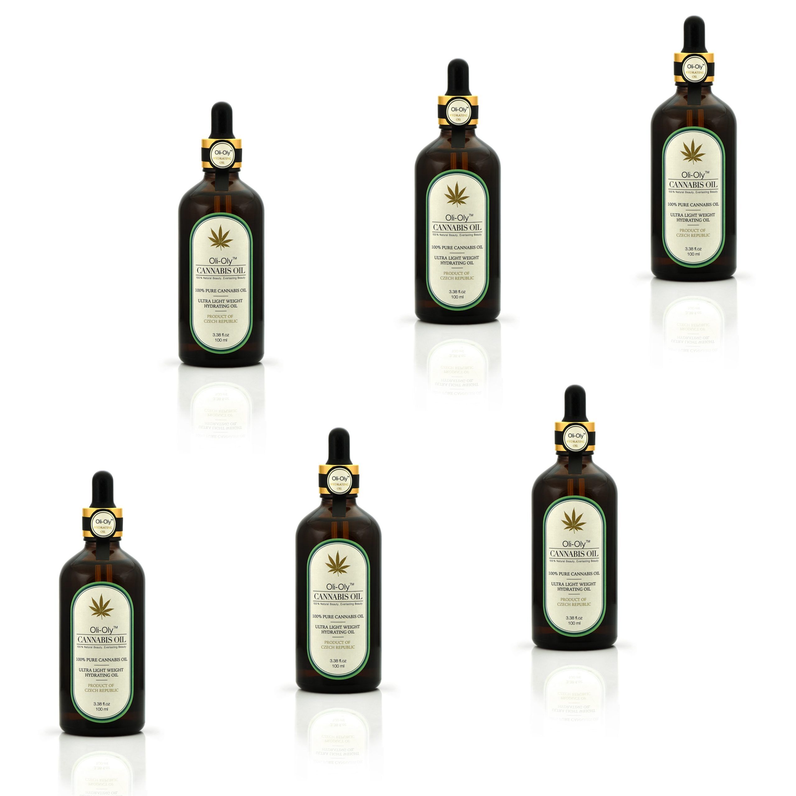 Oli-Oly Pure Cannabis Oil for Hair, Face and Body Skin, 100 ml, Unscented