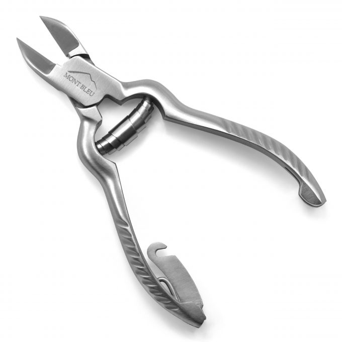 Mont Bleu Nail Pliers, Barrel Spring, made of Stainless Steel, hand finished in Solingen