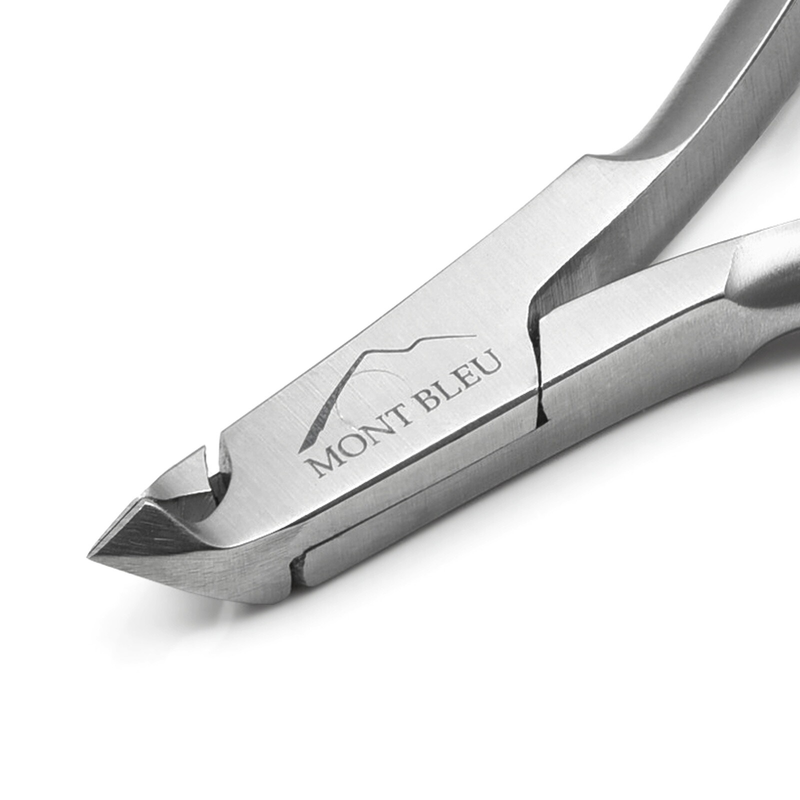 Mont Bleu Cuticle Nippers, Spring Mechanism, made of Stainless Steel