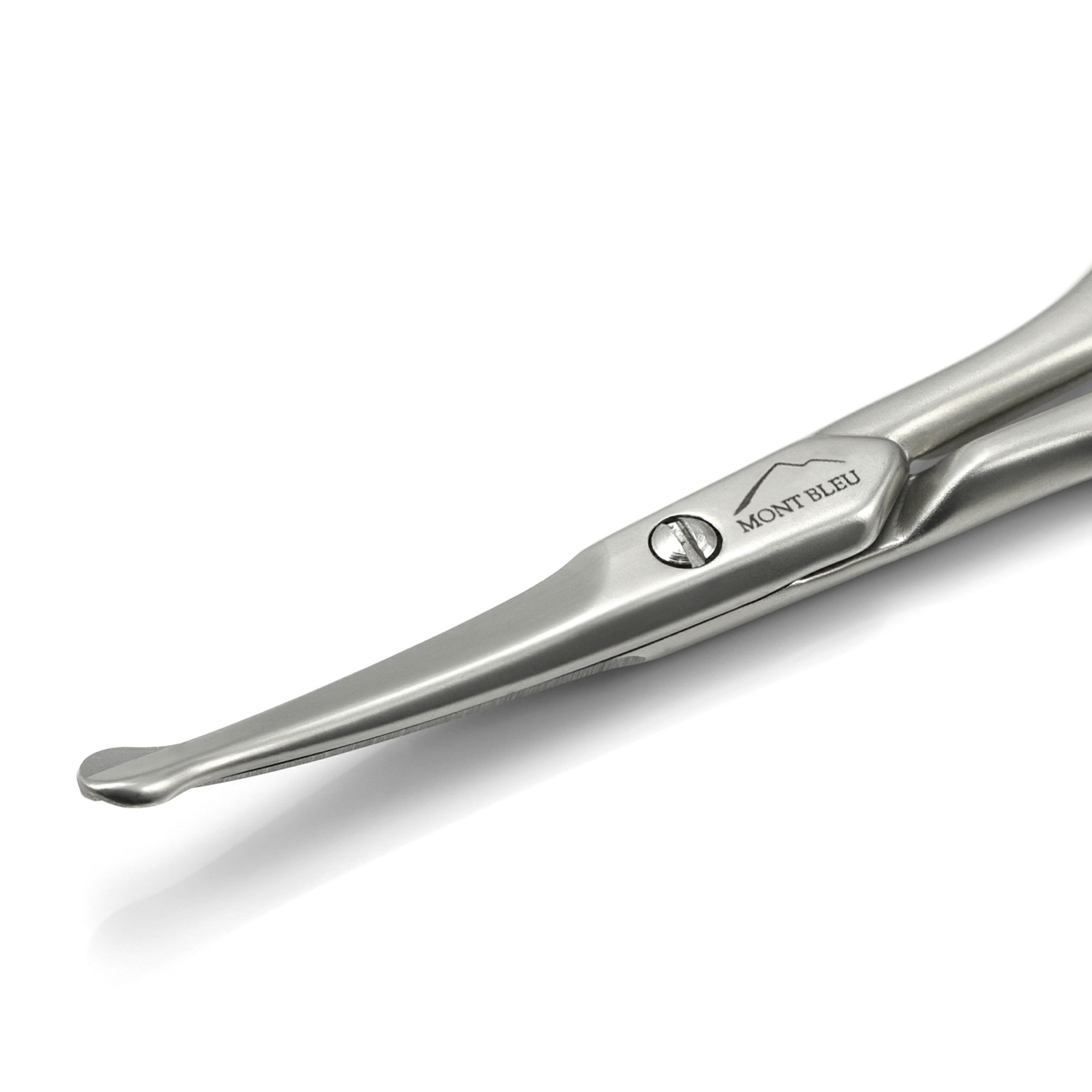 Mont Bleu Ear & Nose Hair Curved Scissors, Carbon Steel, made in Italy