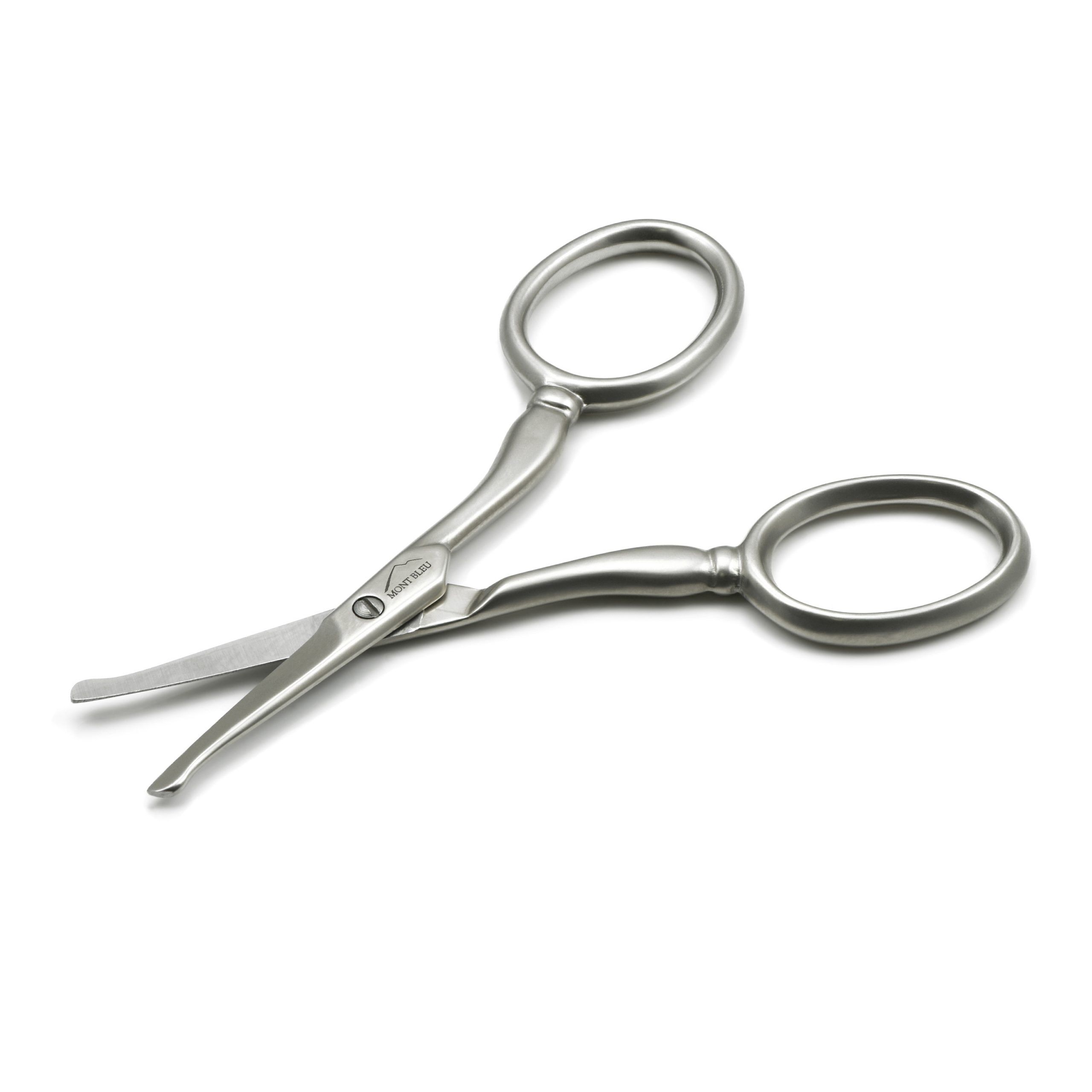 Mont Bleu Ear & Nose Hair Scissors, Carbon Steel, made in Italy Mont Bleu Ear & Nose Hair Scissors, Carbon Steel, made in Italy