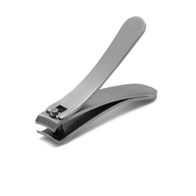 Mont Bleu Small Bent Nail Clippers, Stainless Steel
