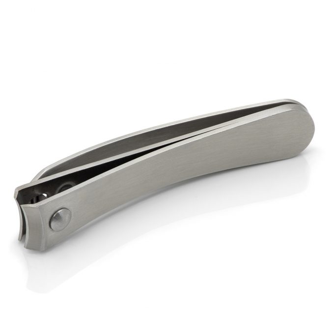 Mont Bleu Large Bent Nail Clippers, Stainless Steel