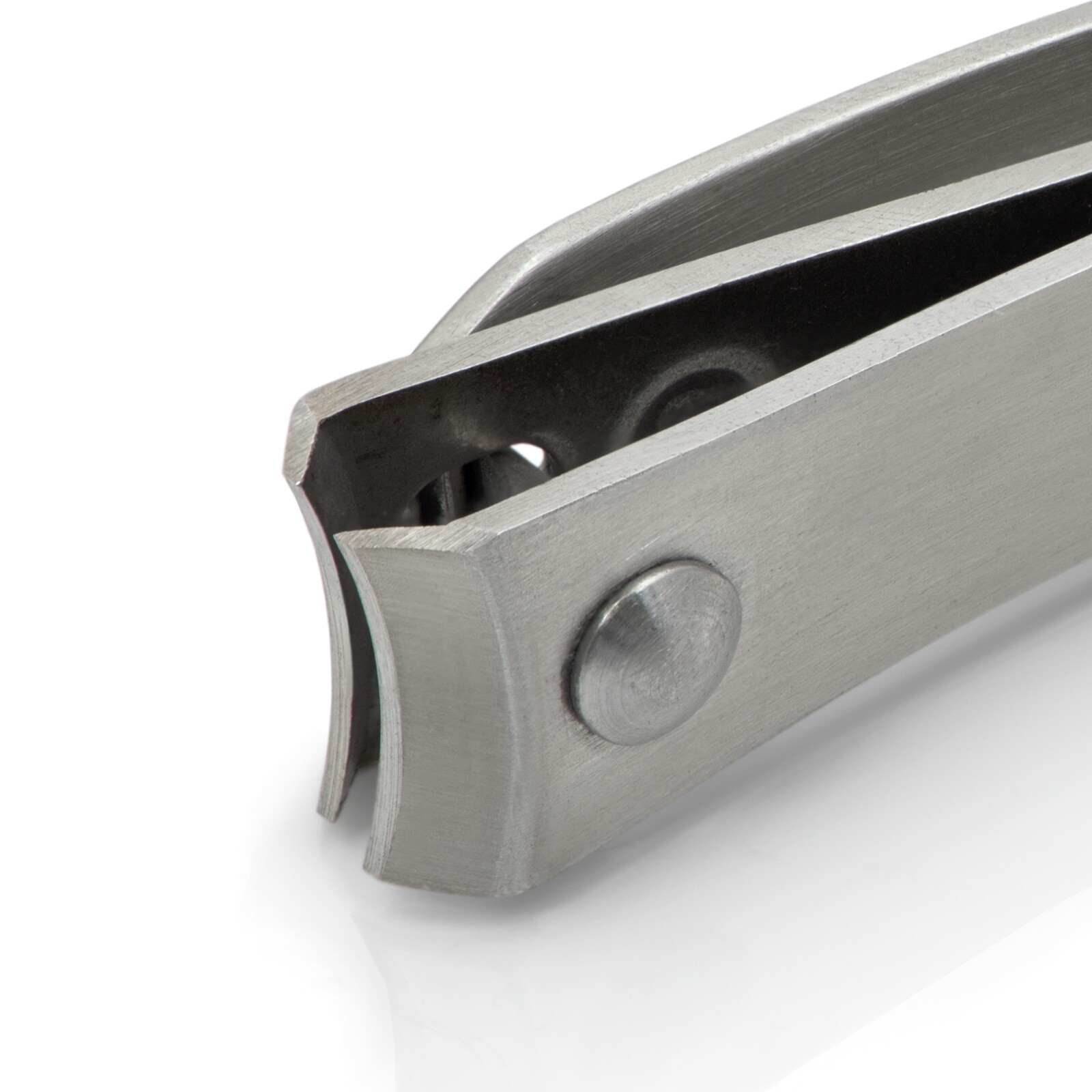 Mont Bleu Large Bent Nail Clippers, Stainless Steel