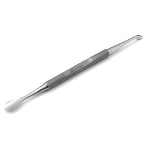 Mont Bleu 2-in-1 Instrument with Cuticle Trimmer & Pusher, Stainless Steel