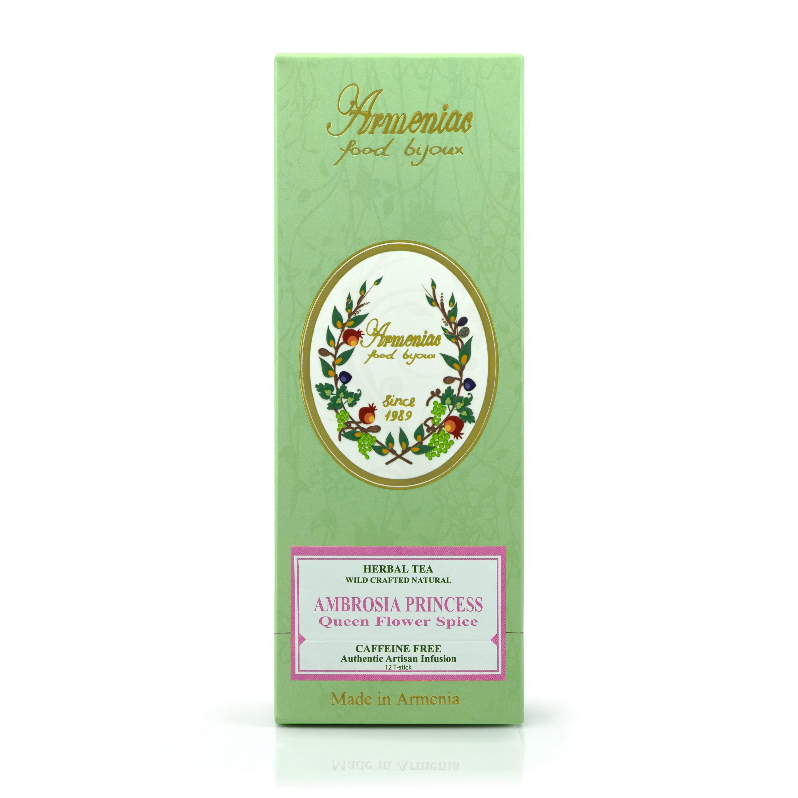 Armeńska Ambrosia Księżniczka – 100% Naturalna Dzika Rzemieślnicza Herbata Ziołowa z Luźnych Liści w T-Stick