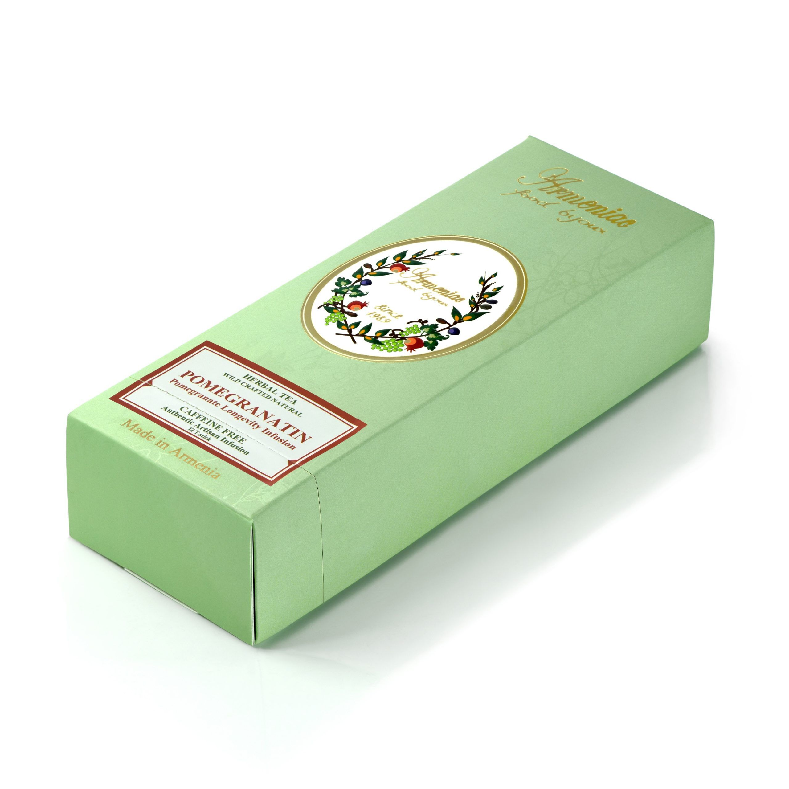 Armeniac Pomegranatin – 100% Natural Wild Crafted Loose Leaf Herbal Tea in a T-Stick