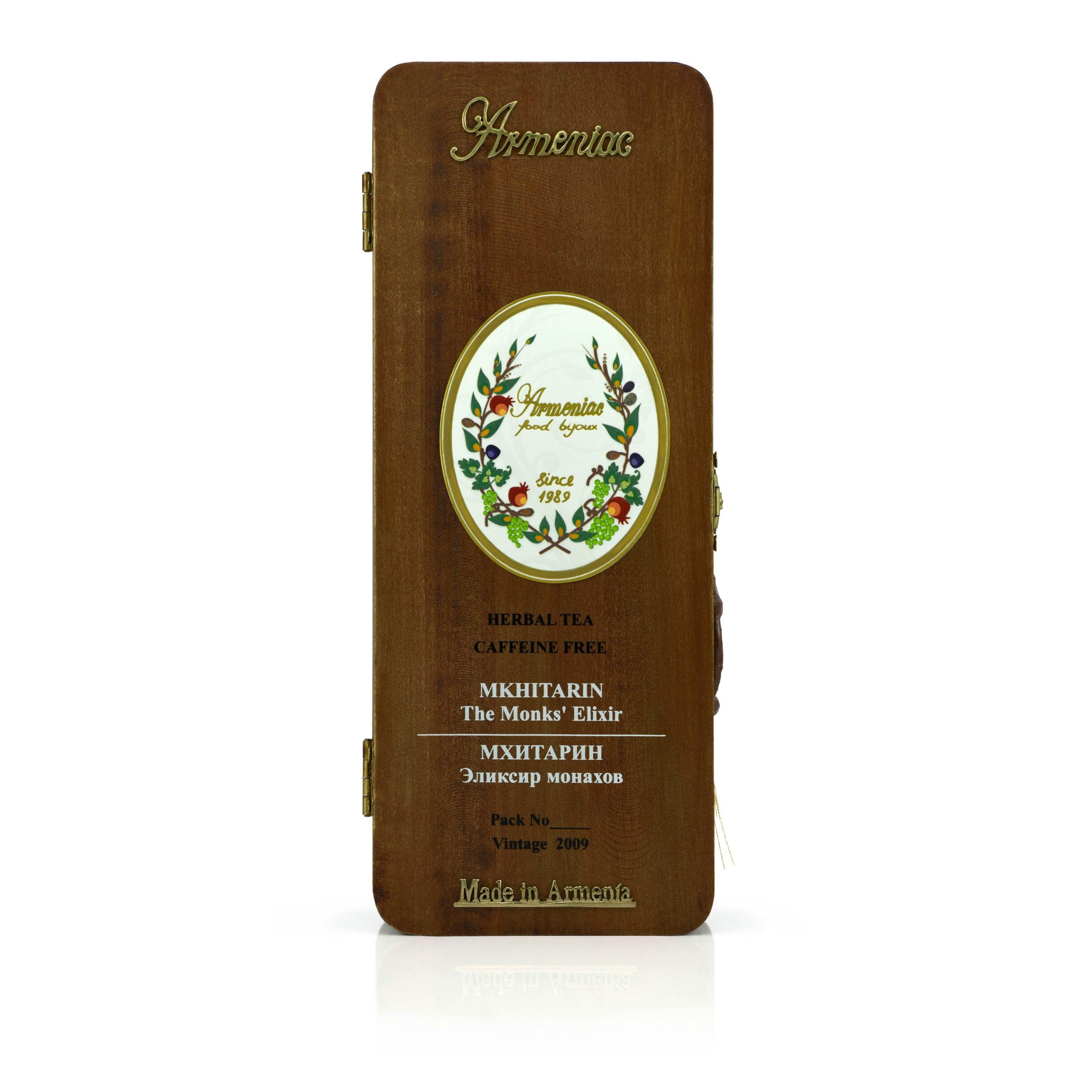 Armeniac Mkhitarin – 100% Natural Wild Crafted Loose Leaf Herbal Tea in a Wooden Box, 50 g Armeniac Mkhitarin – 100% Natural Wild Crafted Loose Leaf Herbal Tea in a Wooden Box, 50 g