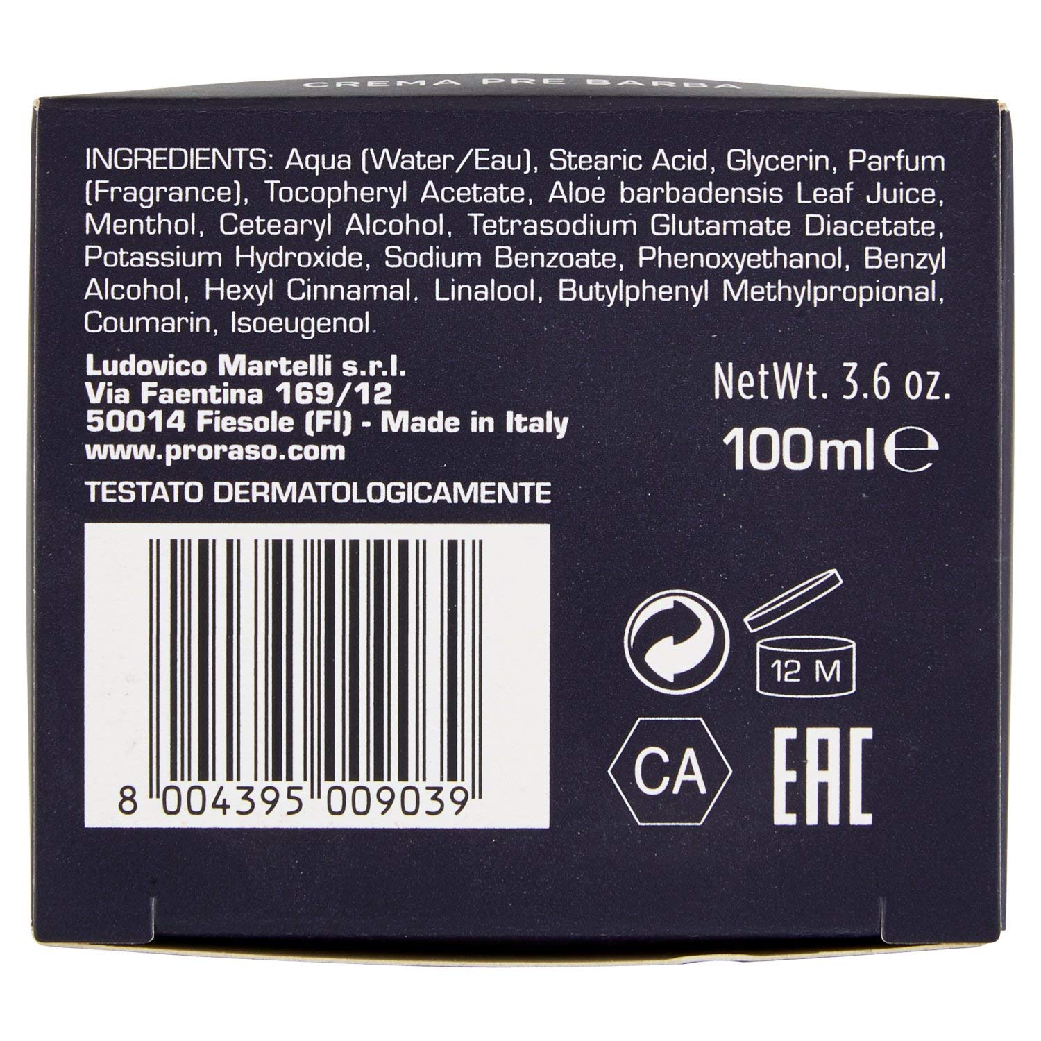 Crème Pré-Rasage Protectrice Mont Bleu